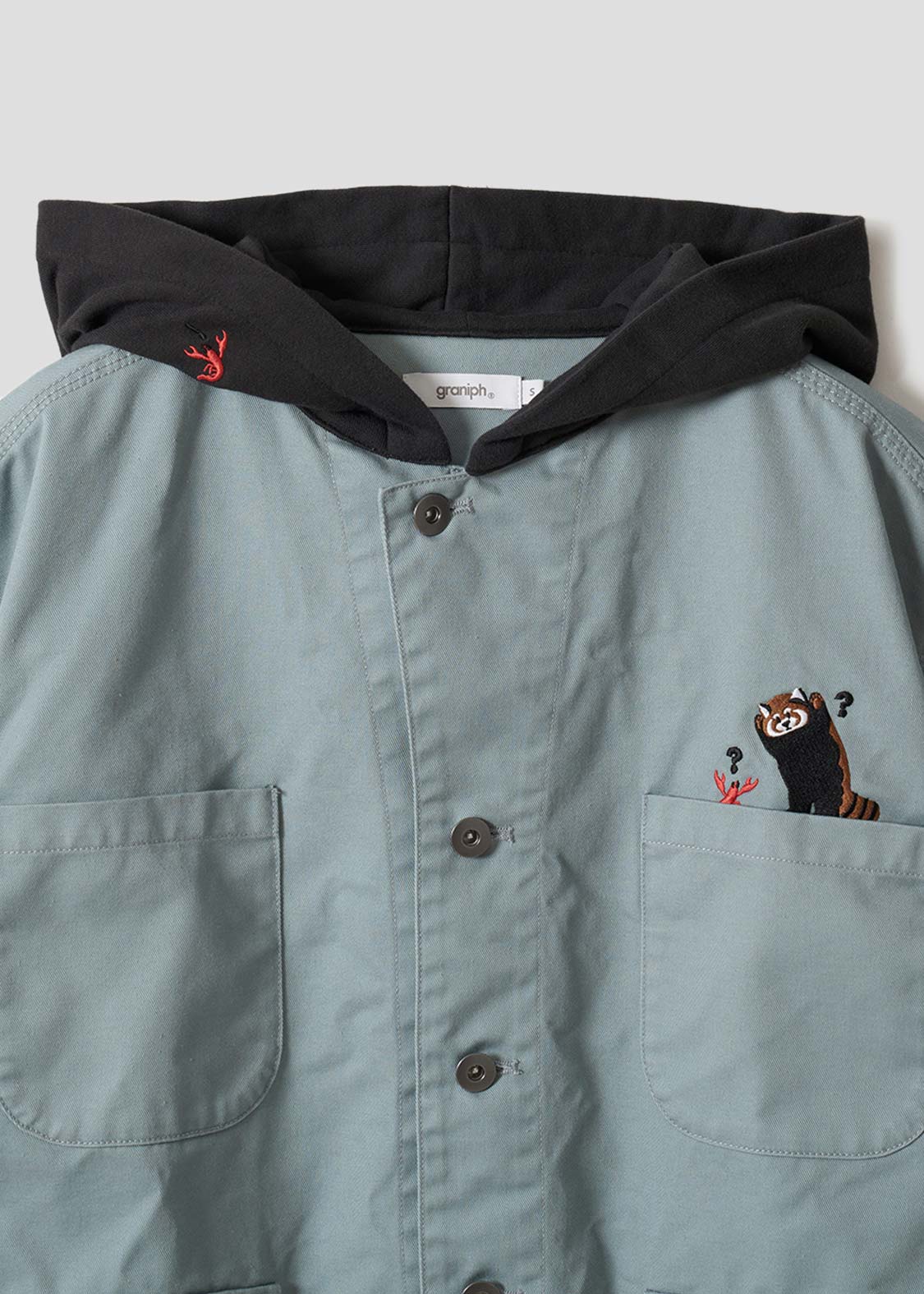 Ikaku Bikkuri Hatena | Hooded Coverall - Image 3