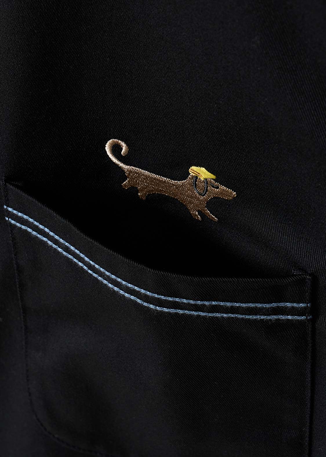Nagasugiru Inu New York Time | Hooded Coverall - Image 3