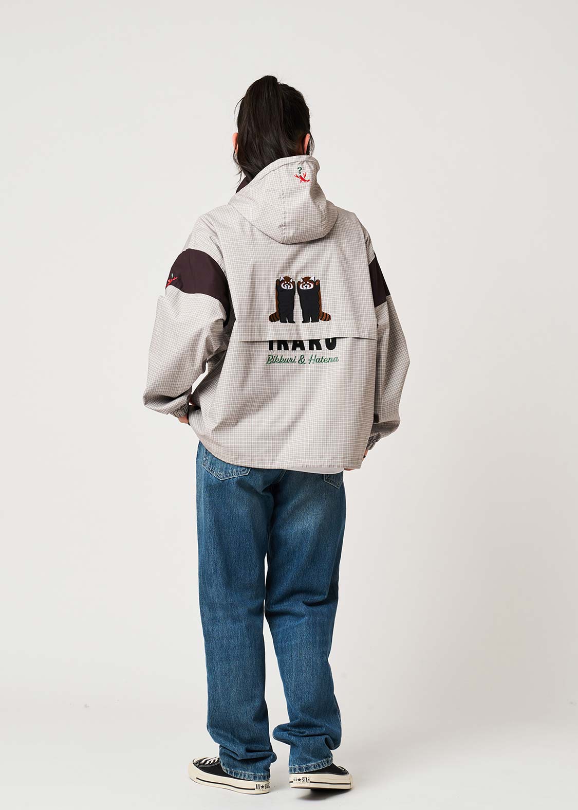 Ikaku Bikkuri Hatena | Check Hooded Blouson - Image 10