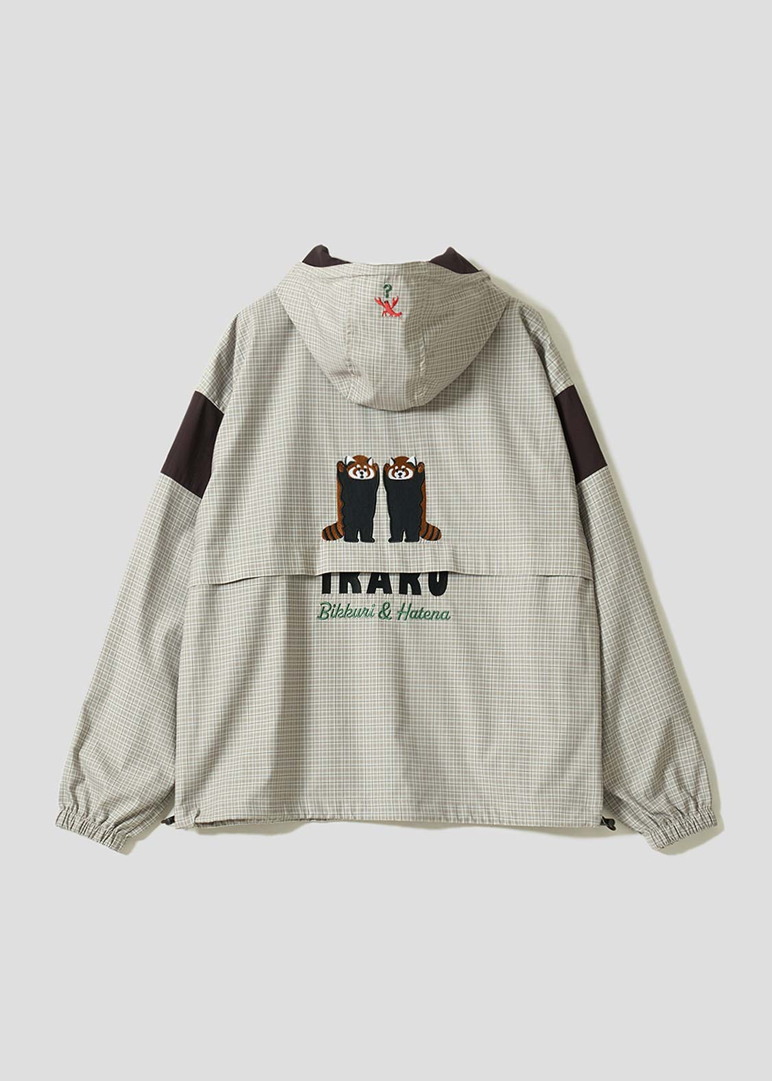 Ikaku Bikkuri Hatena | Check Hooded Blouson - Image 2