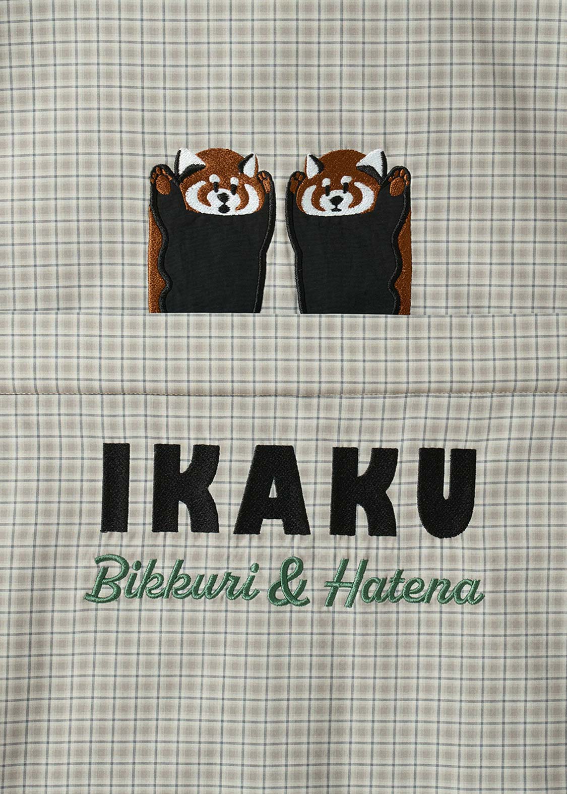 Ikaku Bikkuri Hatena | Check Hooded Blouson - Image 4