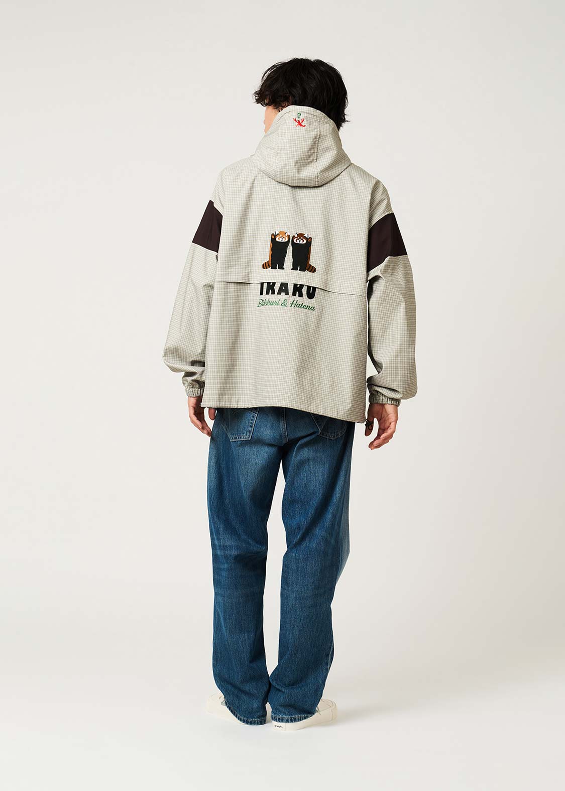 Ikaku Bikkuri Hatena | Check Hooded Blouson - Image 8