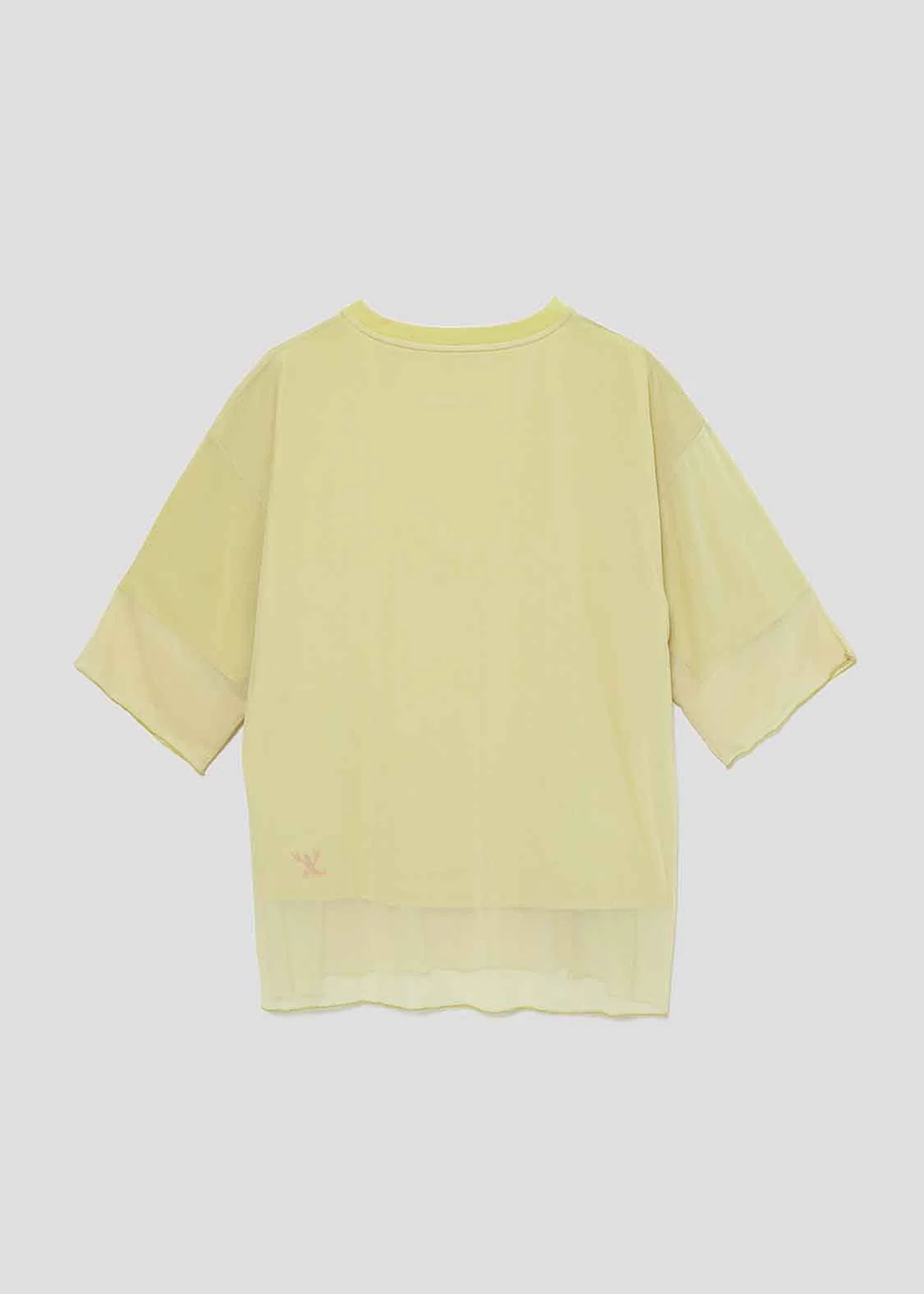 Sheer Layered Short Sleeve Tee (Ikaku a-boo) - Image 3