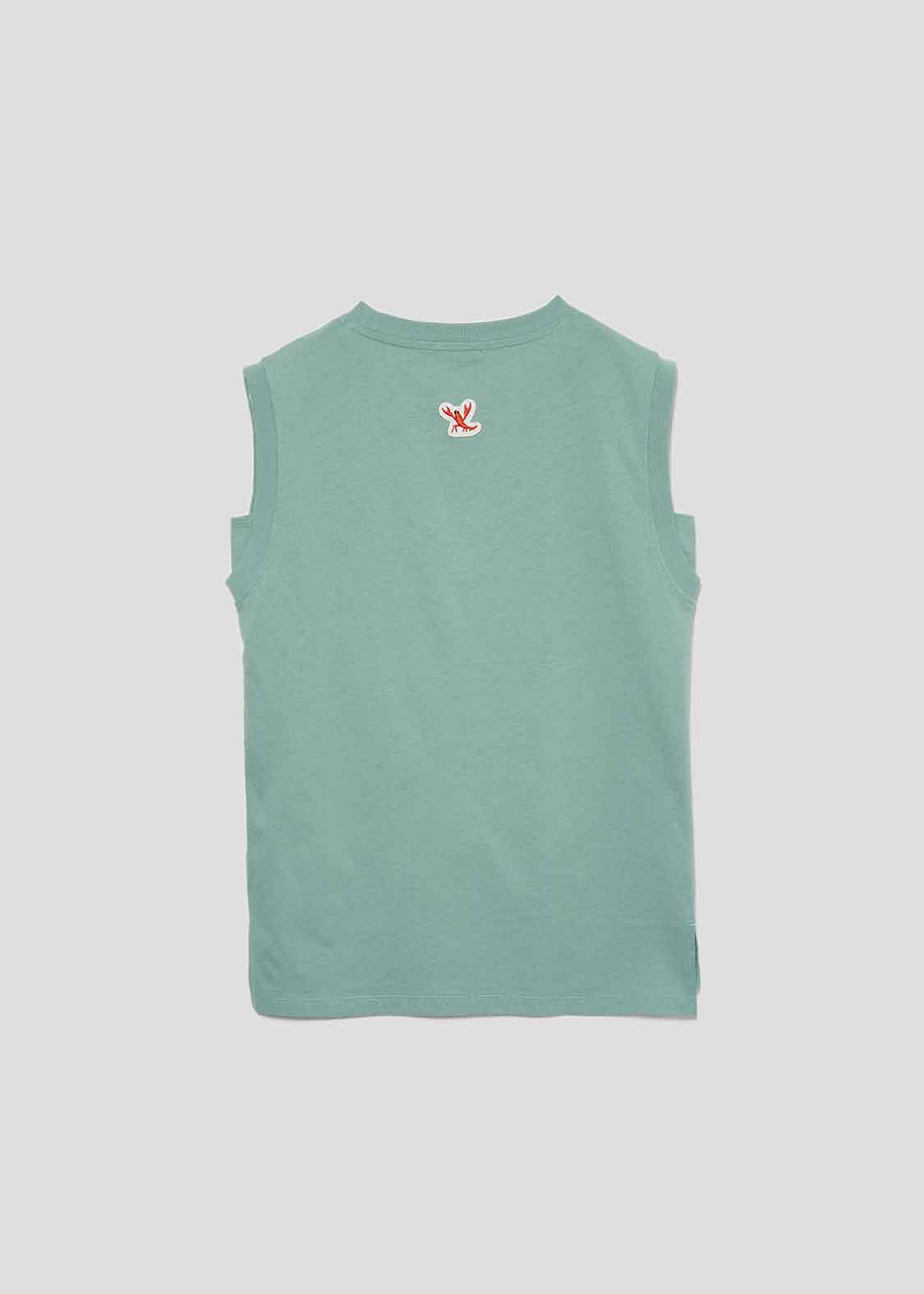Sleeveless  T-shirt (Ikaku a-boo) - Image 3