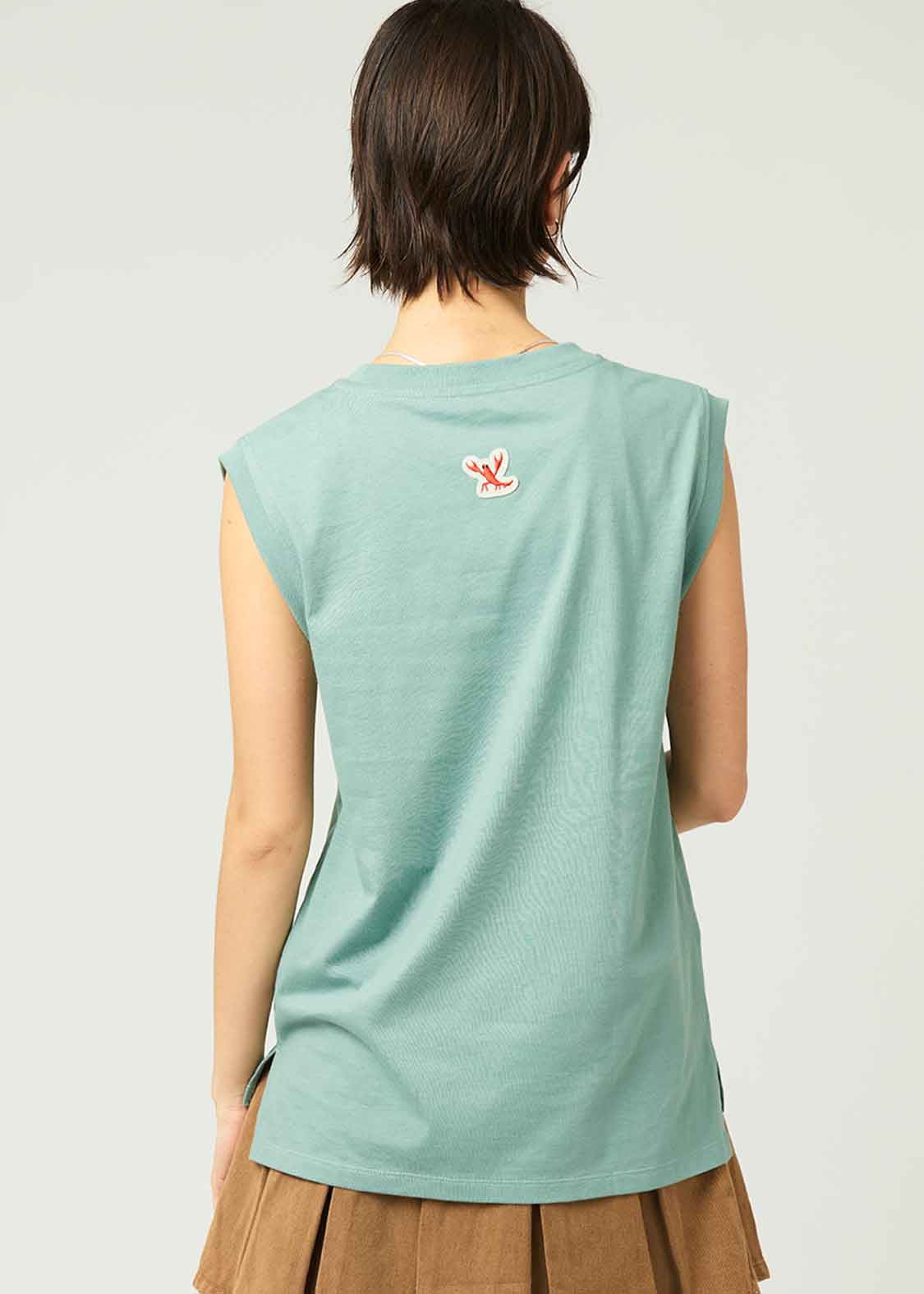 Sleeveless  T-shirt (Ikaku a-boo) - Image 8