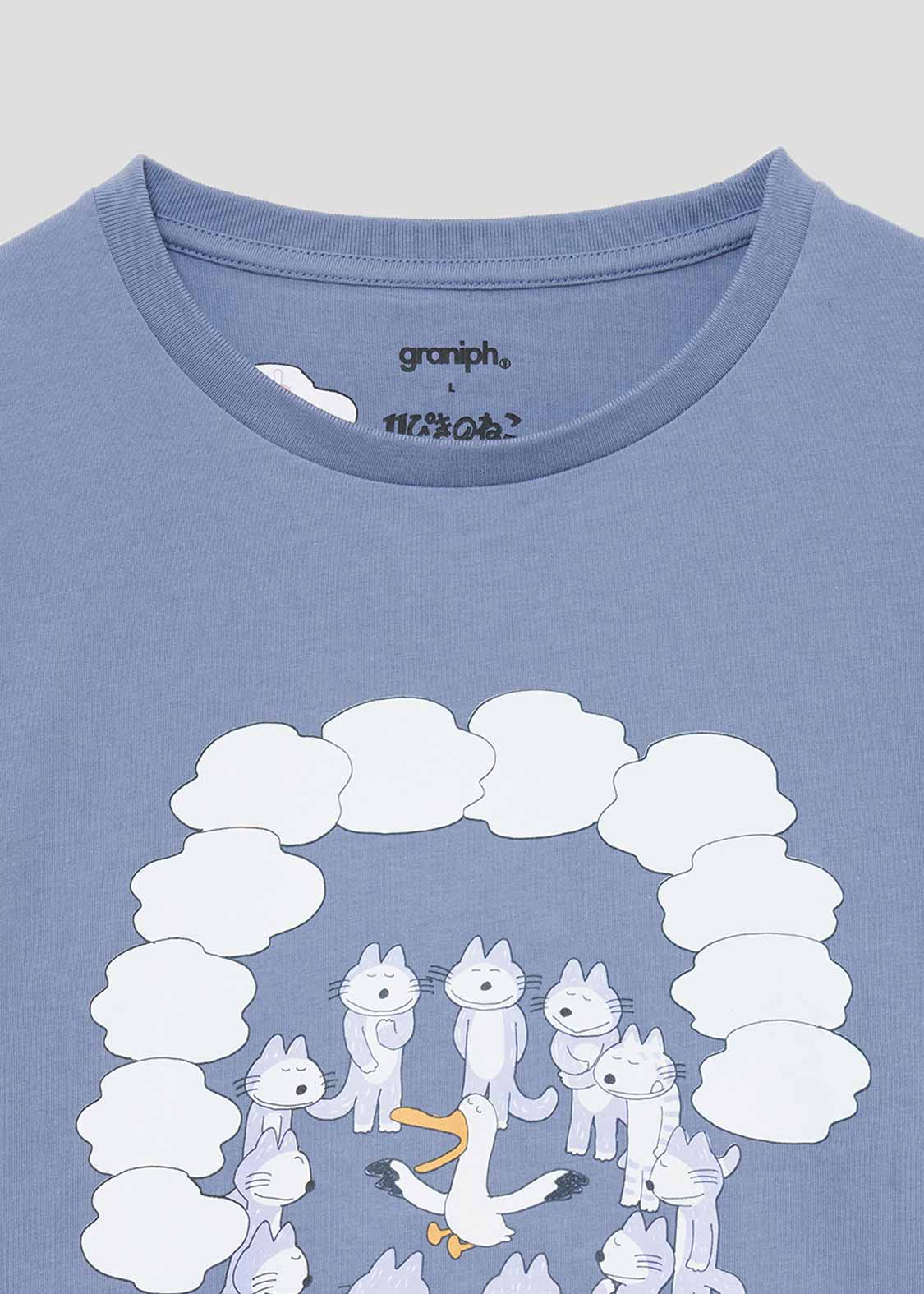 11 Piki no Neko Compact Short Sleeve Tee (11 Piki no Neko_Roasted whole bird) - Image 4
