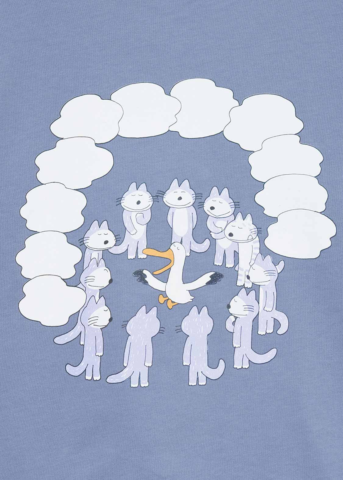 11 Piki no Neko Compact Short Sleeve Tee (11 Piki no Neko_Roasted whole bird) - Image 5