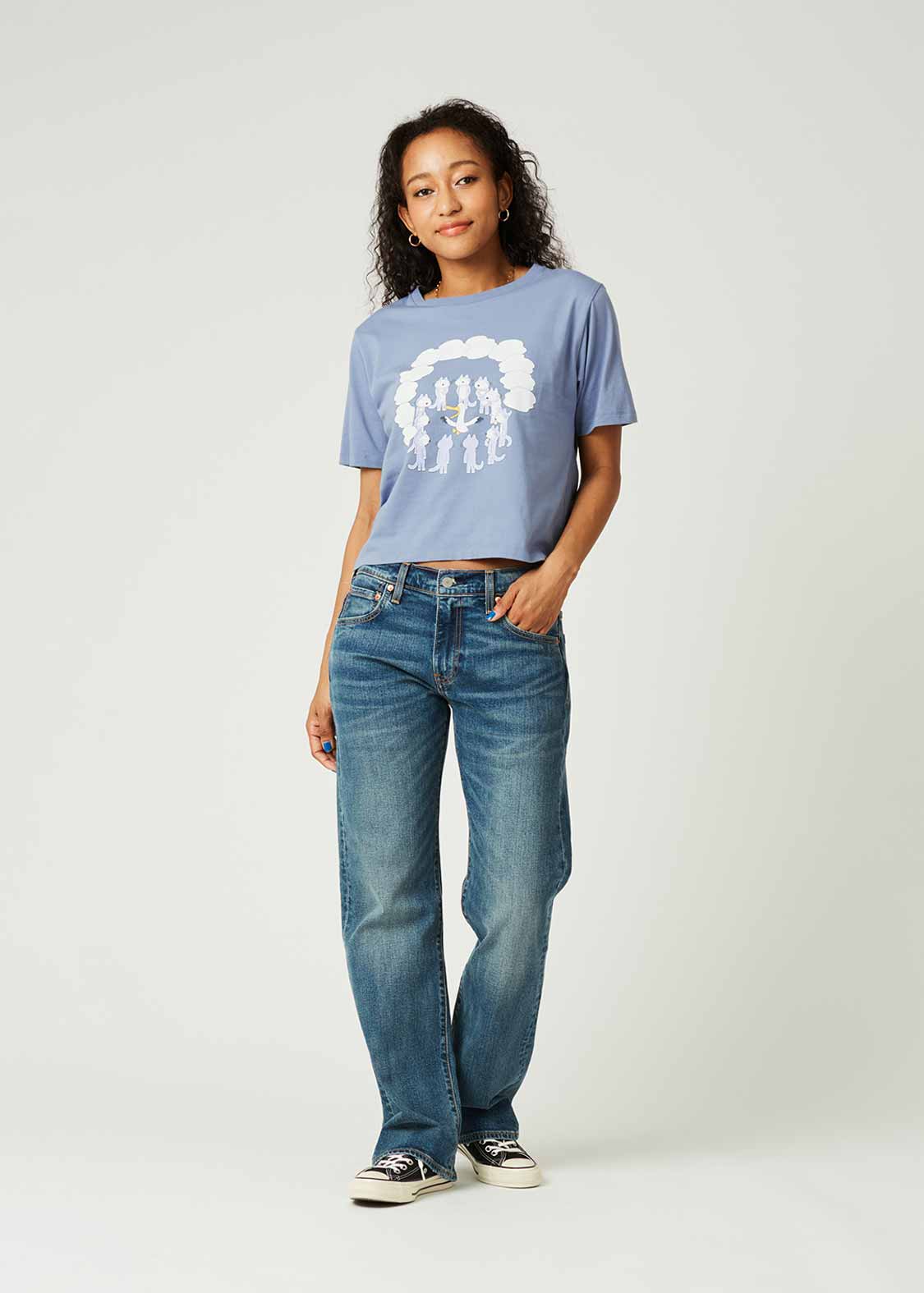 11 Piki no Neko Compact Short Sleeve Tee (11 Piki no Neko_Roasted whole bird) - Image 9