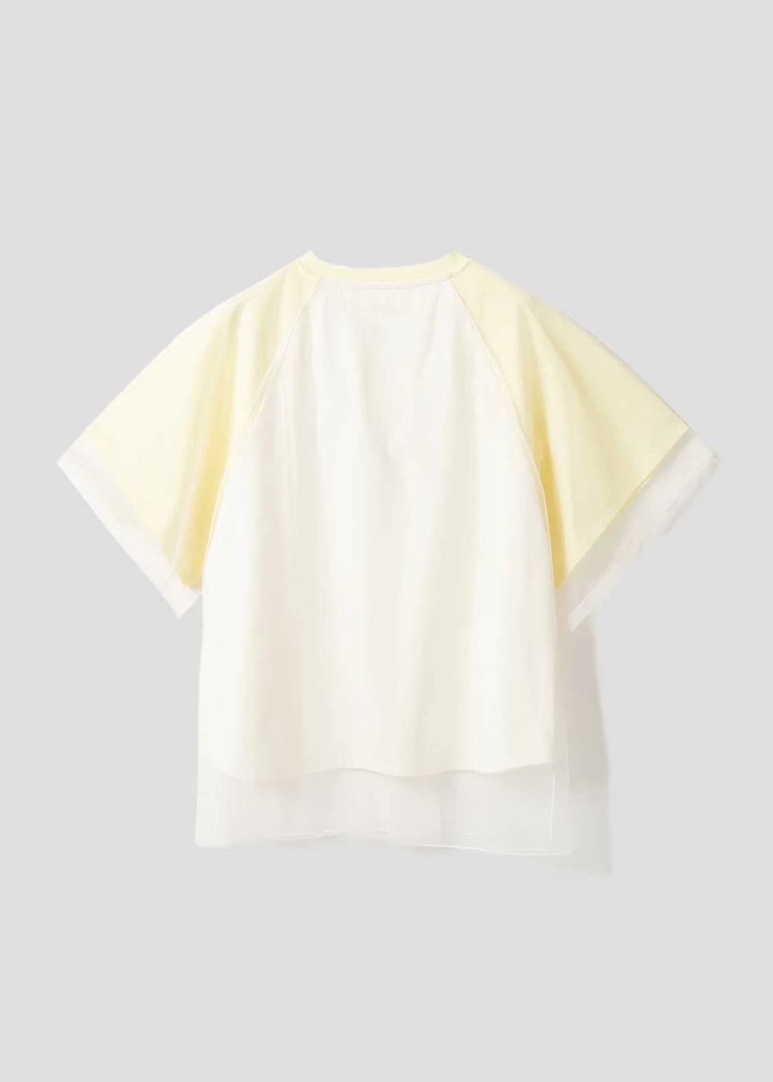 Sheer Layered Raglan Sleeve Tee (School of Chop) - Image 3