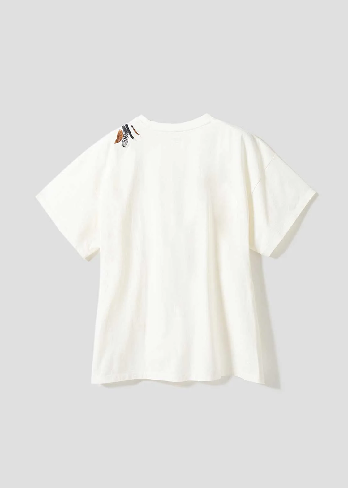 Shirring Short Sleeve Tee (THE FOUR CATS Face) - Image 3