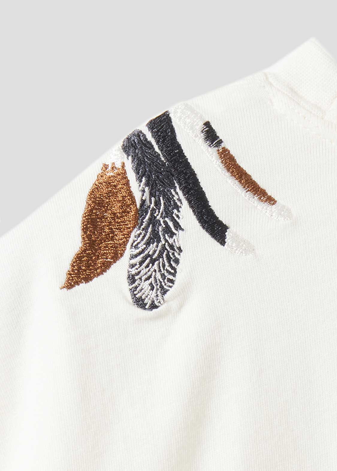 Shirring Short Sleeve Tee (THE FOUR CATS Face) - Image 6