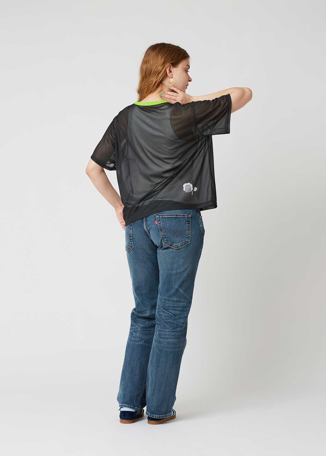 Beautiful Shadow Creatures | Sheer Trim T-Shirt - Image 10