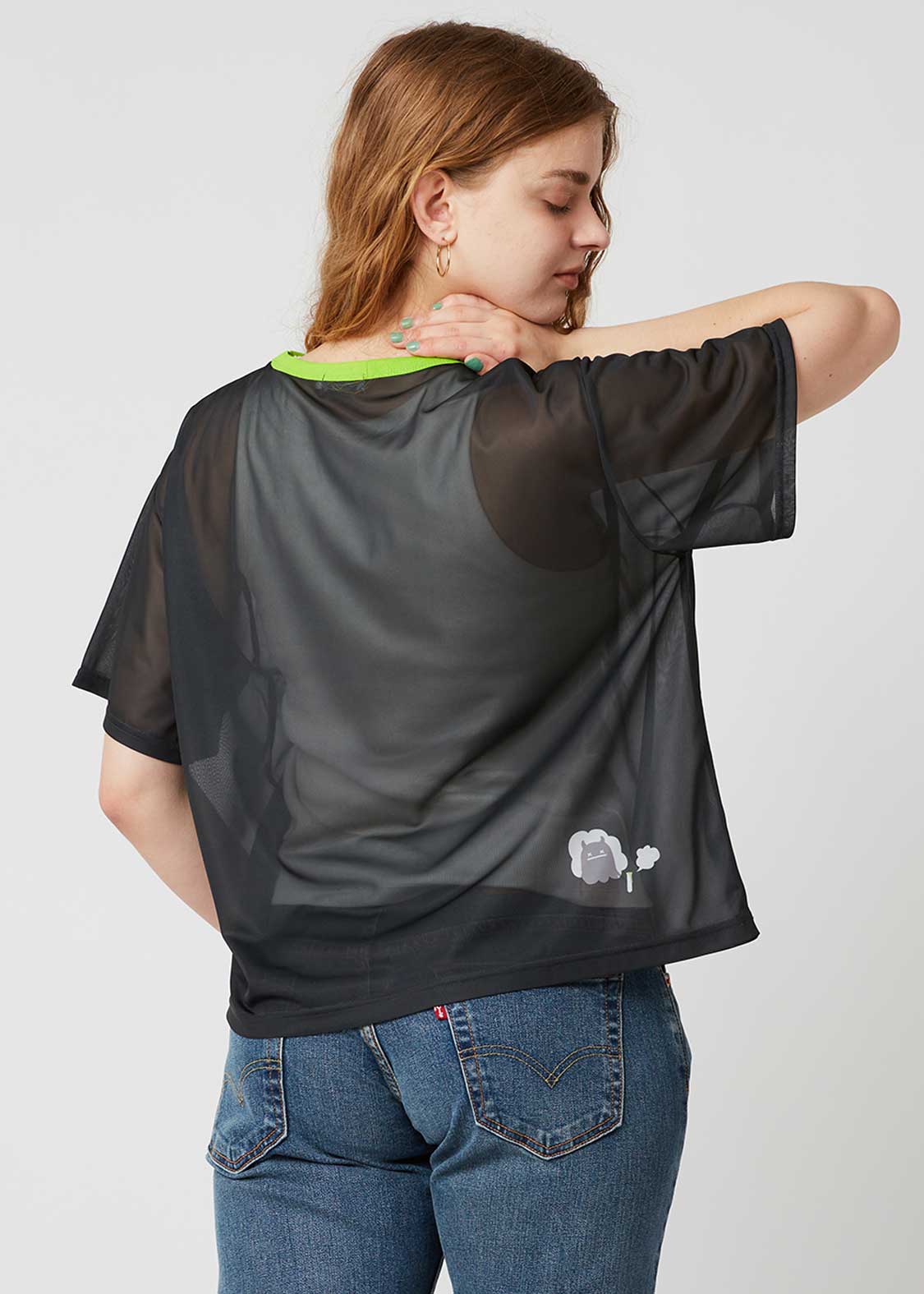 Beautiful Shadow Creatures | Sheer Trim T-Shirt - Image 7