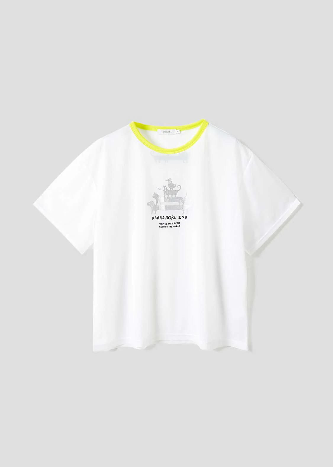 Half Sleeve Sheer Tee (Nagasugiru Inu Tomodachi from Another World)