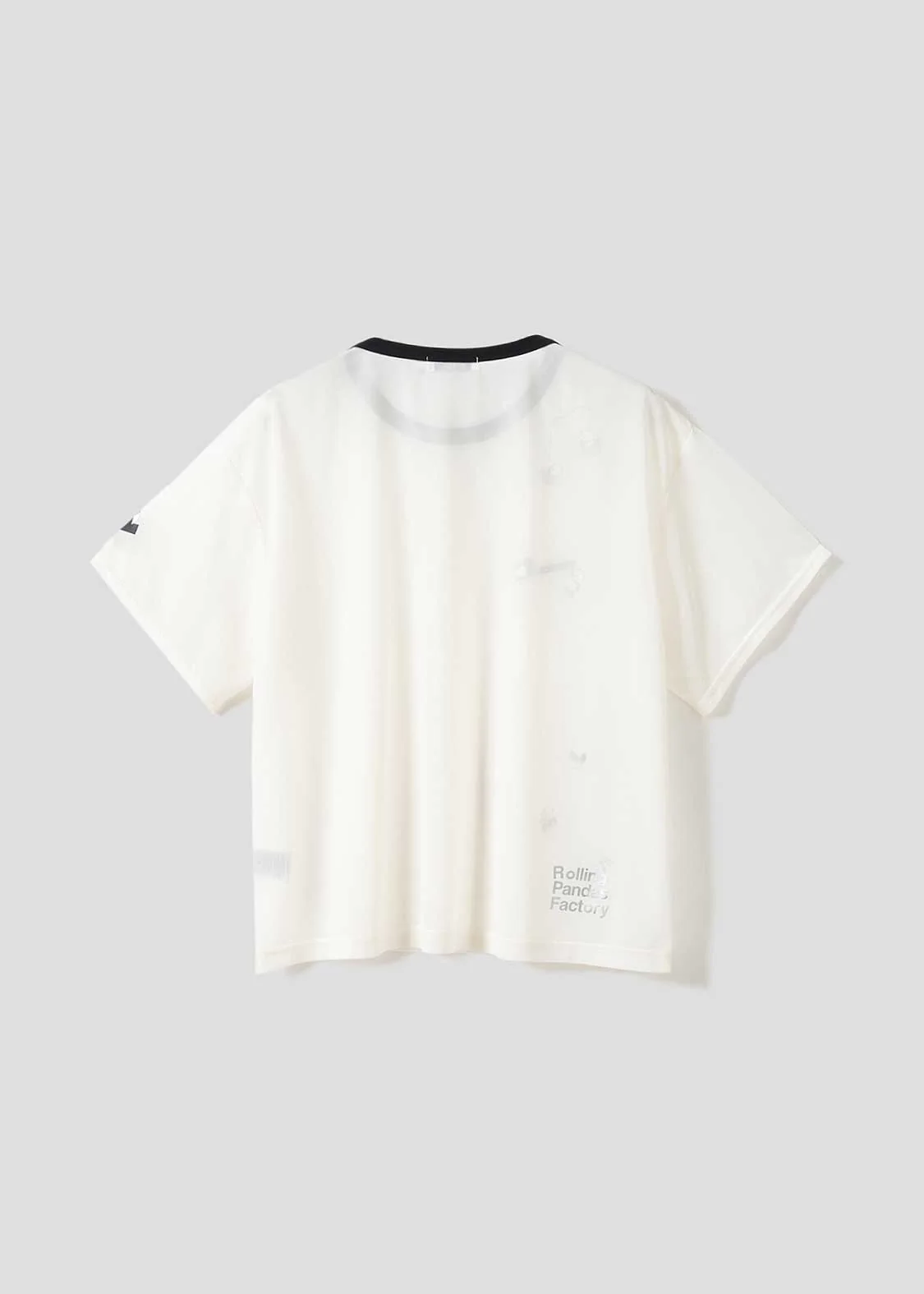 Half Sleeve Sheer Tee (Rolling Pandas Factory) - Image 2