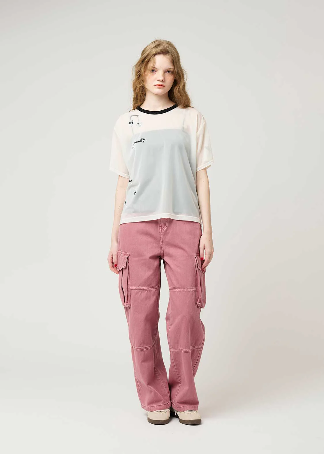 Half Sleeve Sheer Tee (Rolling Pandas Factory) - Image 8