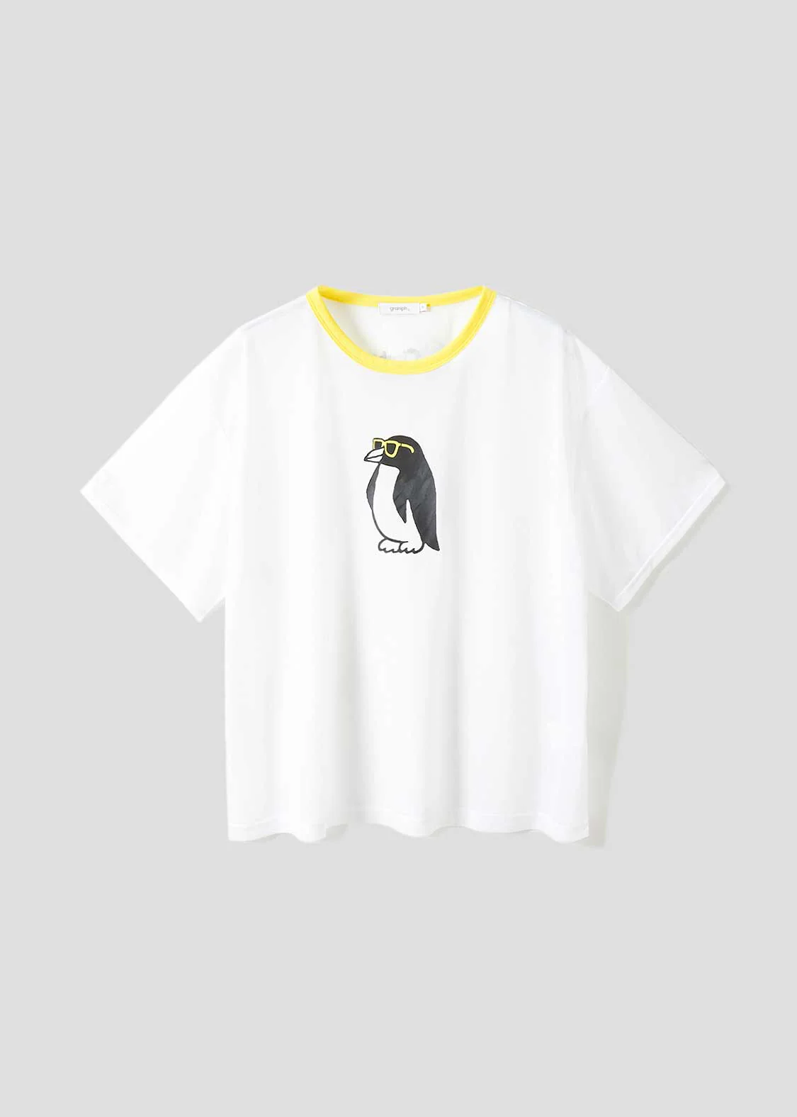 Half Sleeve Sheer Tee (City boy Penguin)