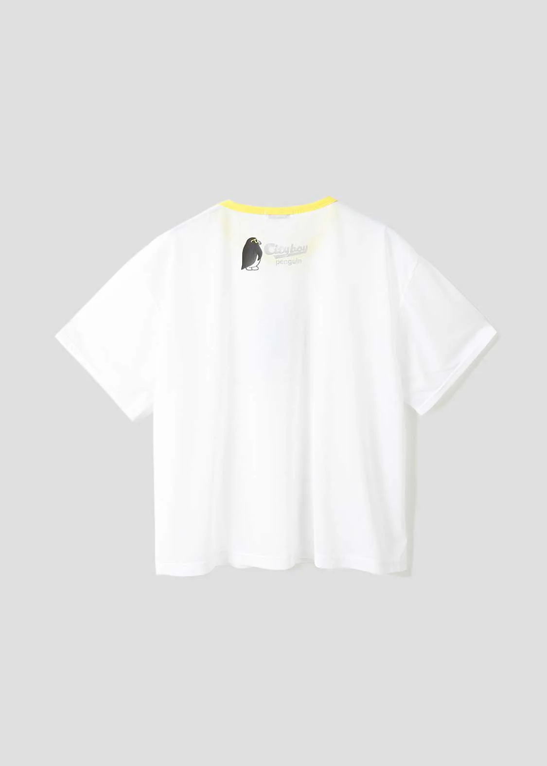 Half Sleeve Sheer Tee (City boy Penguin) - Image 2