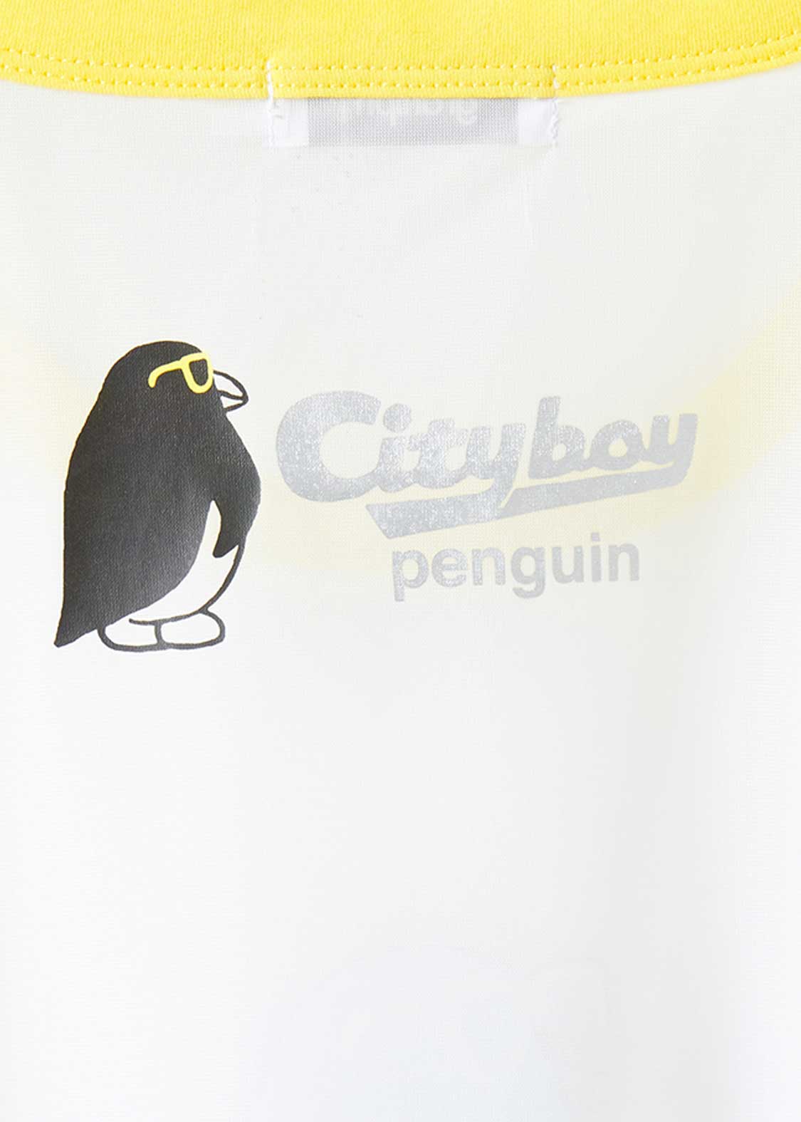 Half Sleeve Sheer Tee (City boy Penguin) - Image 5