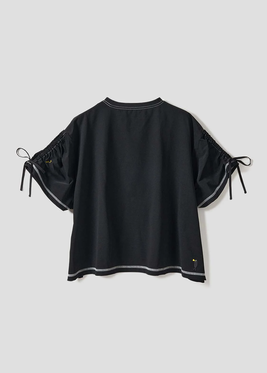 Gather Sleeve Tops (Beautiful Shadow Zoom Neon) - Image 3