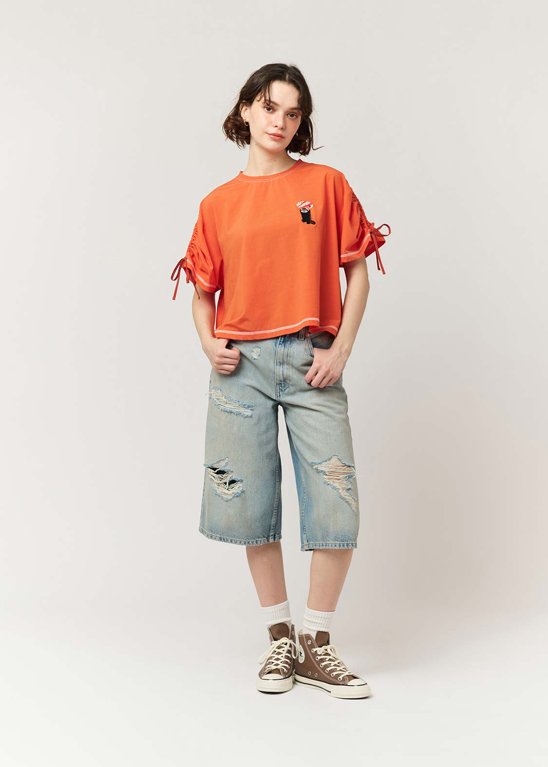 Gather Sleeve Tops (Ikaku Yummy Dance) - Image 8