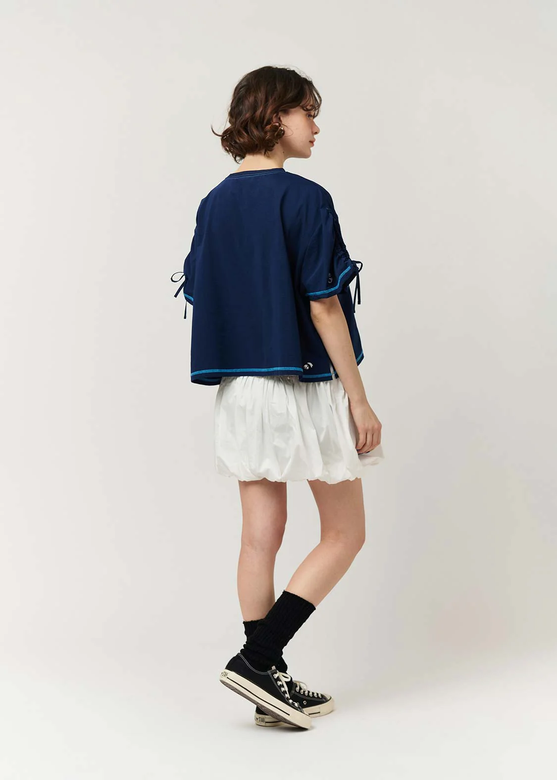 Gather Sleeve Tops (Rolling Pandas Pennant) - Image 2