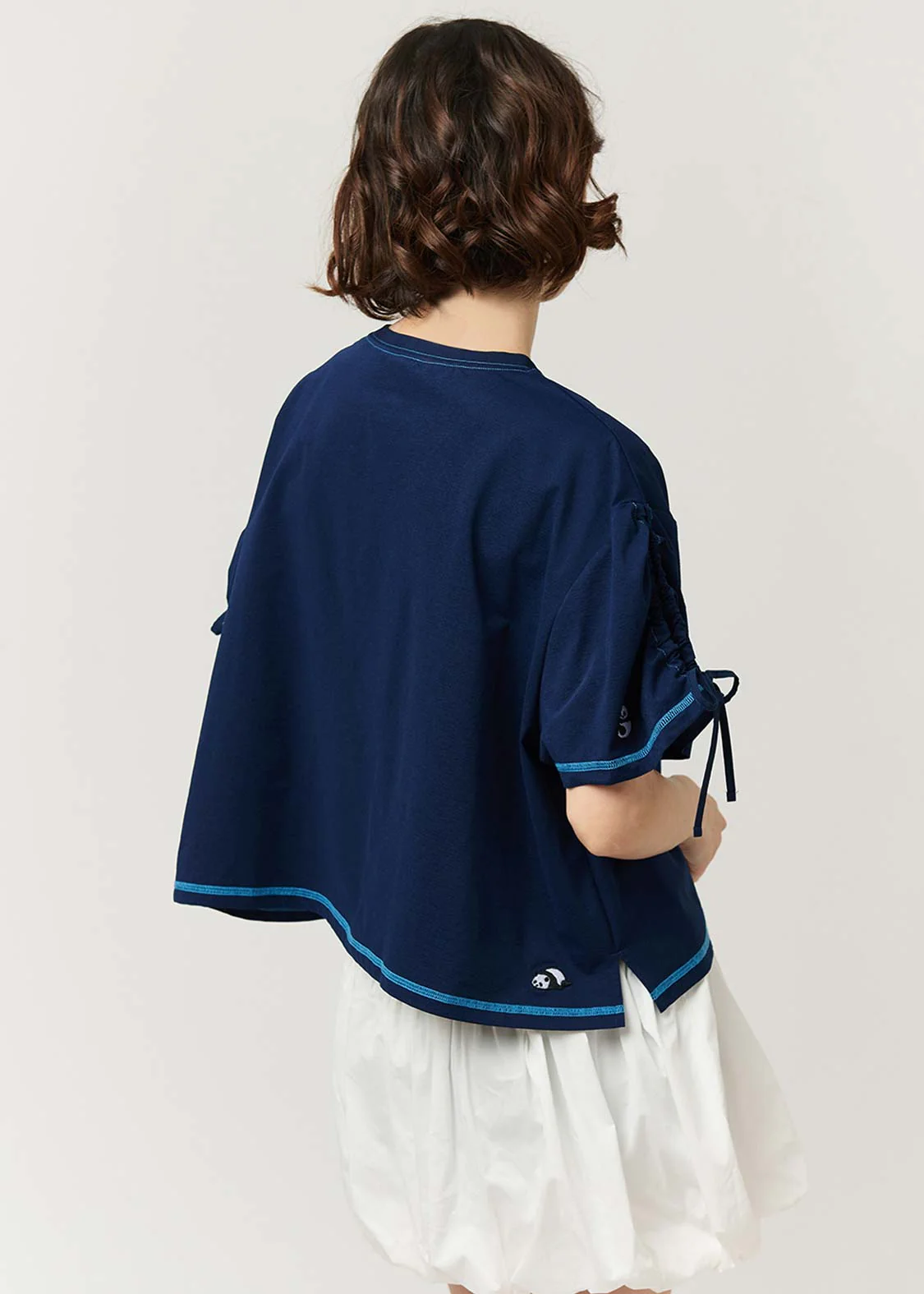 Gather Sleeve Tops (Rolling Pandas Pennant) - Image 9