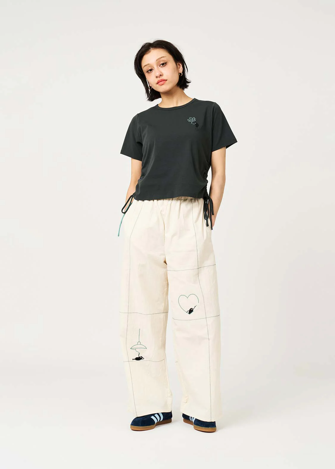 Magic Paint Beautiful Shadow | Drawstring Compact T-Shirt - Image 8