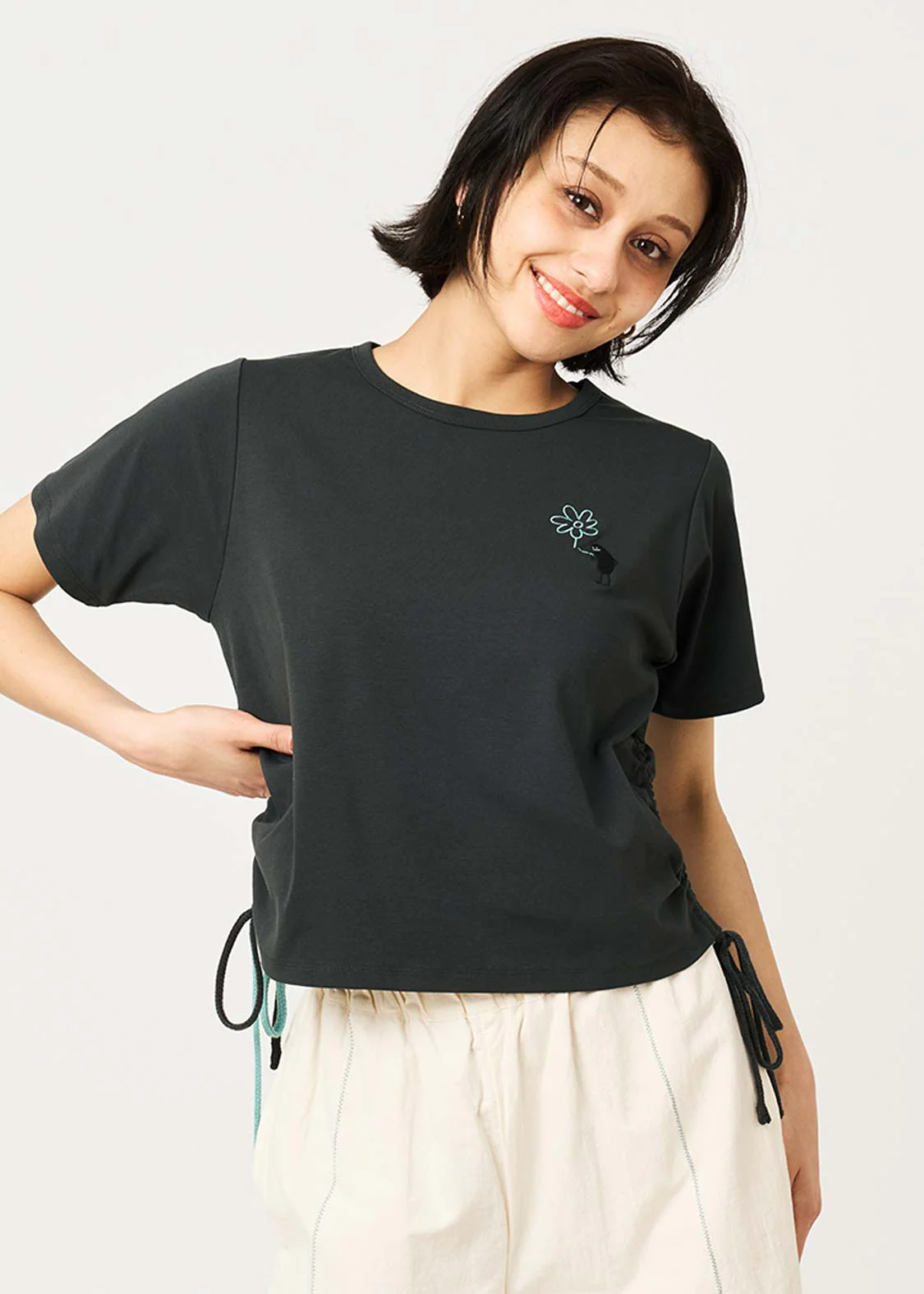 Magic Paint Beautiful Shadow | Drawstring Compact T-Shirt - Image 9