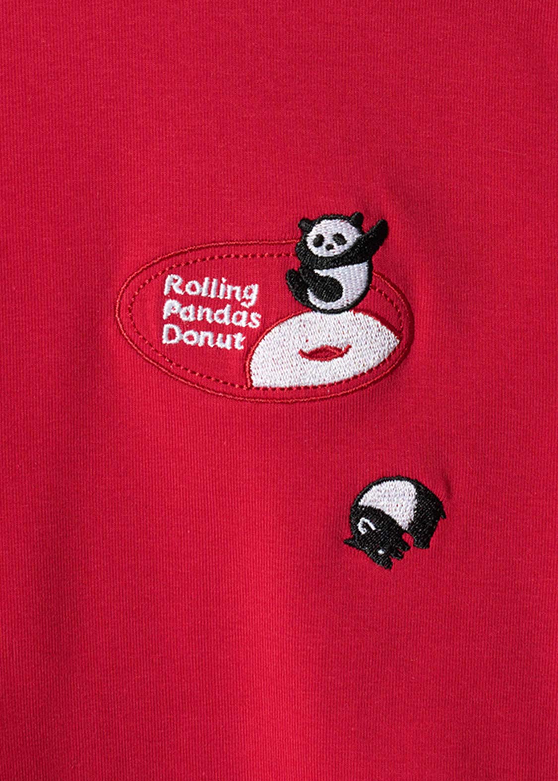 Rolling Panda'S Donuts | Drawstring Compact T-Shirt - Image 3