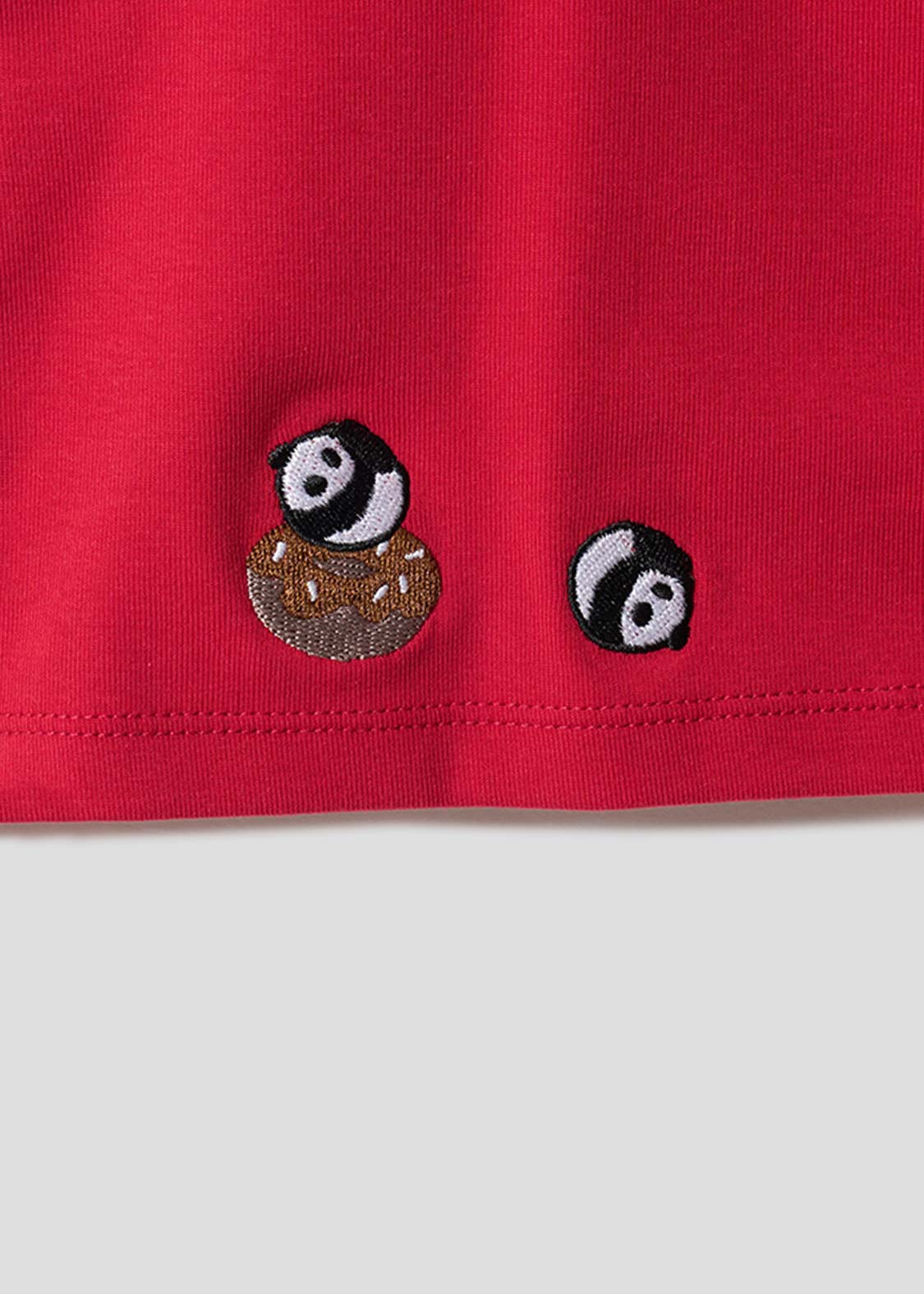 Rolling Panda'S Donuts | Drawstring Compact T-Shirt - Image 4