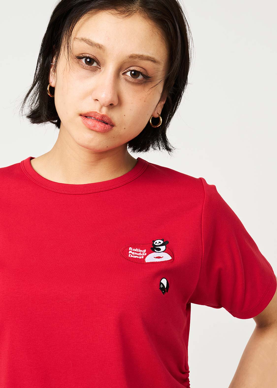 Rolling Panda'S Donuts | Drawstring Compact T-Shirt - Image 6