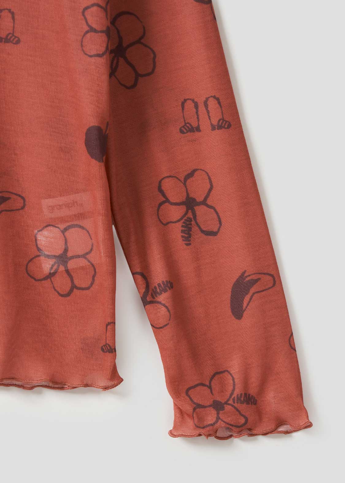 Ikaku | Sheer Mock Neck Top - Image 5