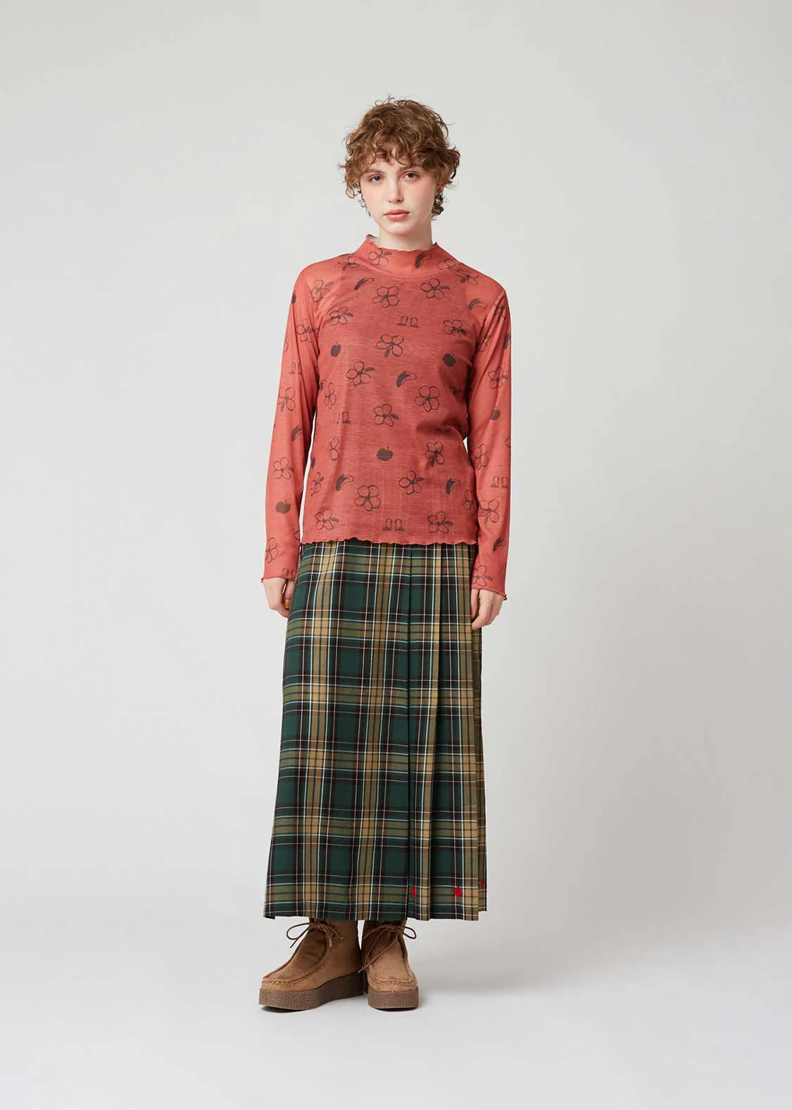 Ikaku | Sheer Mock Neck Top - Image 8