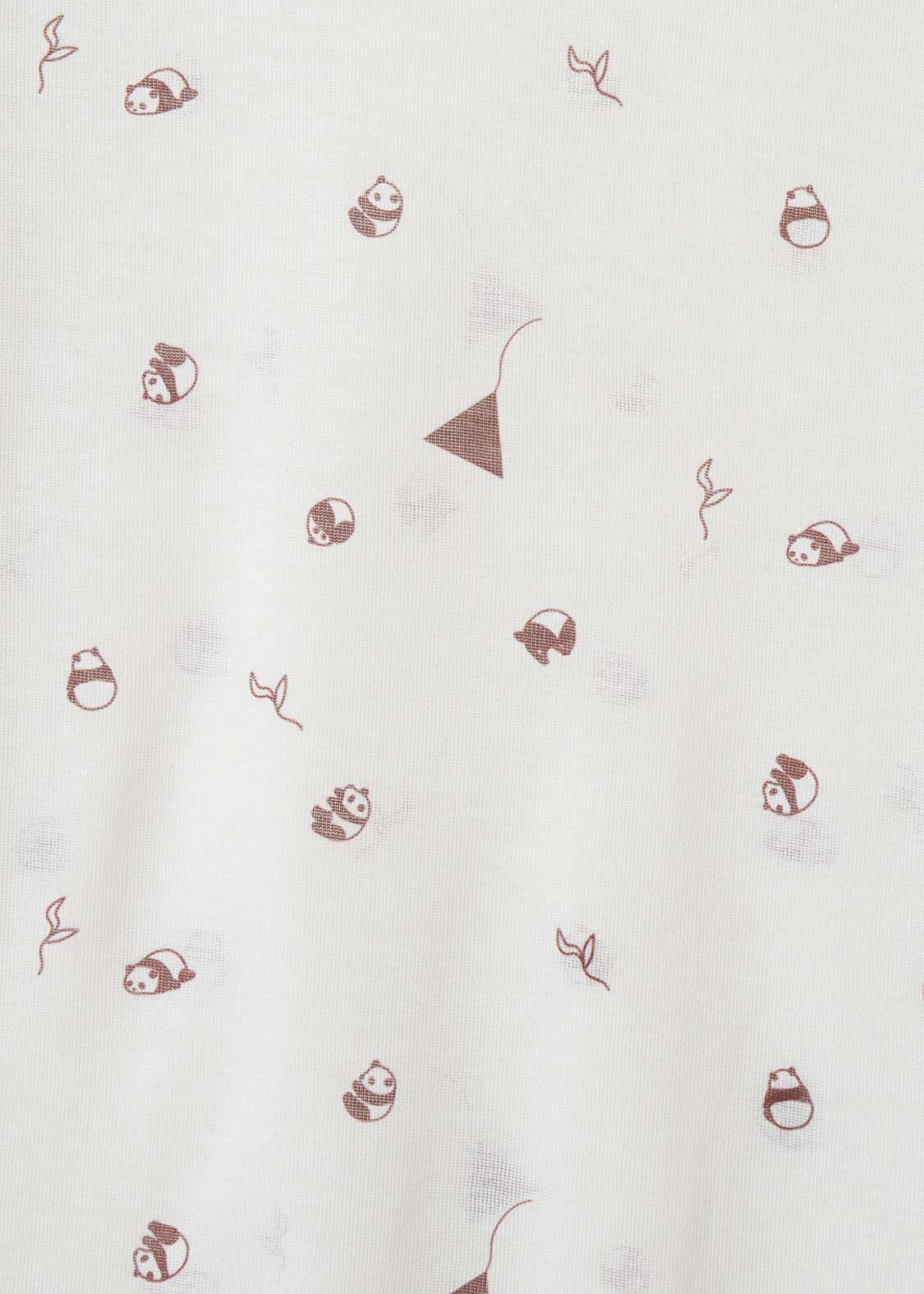 Rolling Pandas Tee | Sheer Mock Neck Top - Image 4