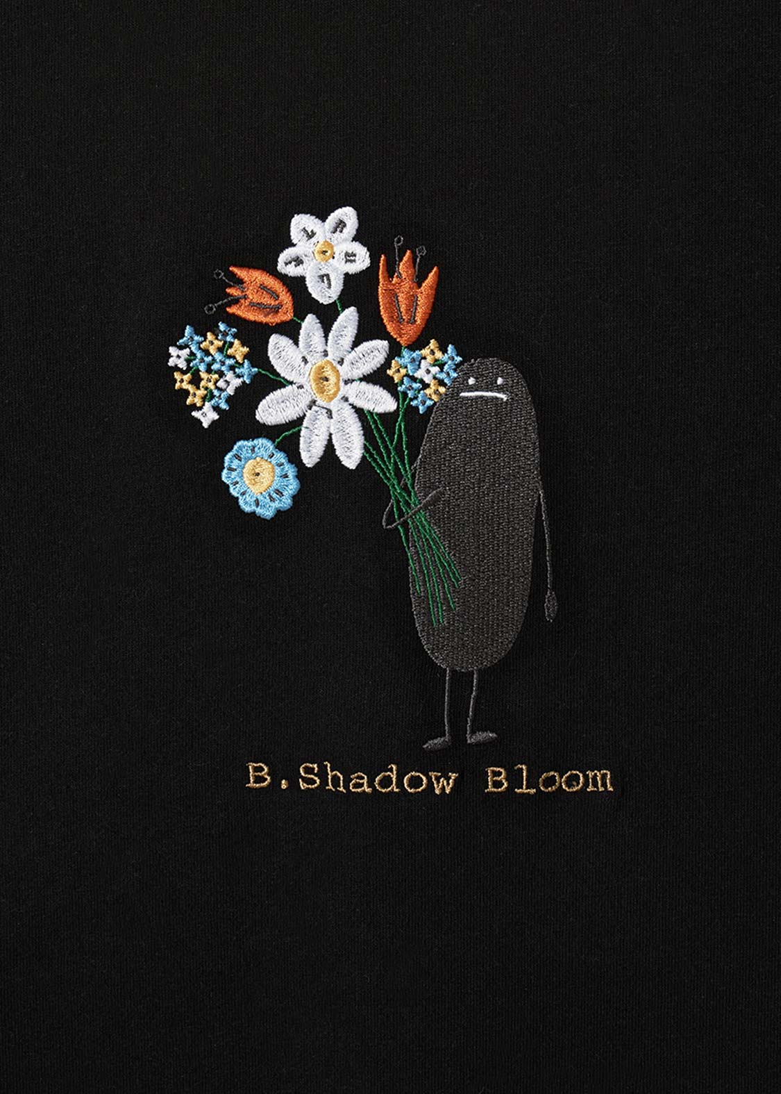 Beautiful Shadow Bloom | Gathered Sleeve Long T-Shirt - Image 3