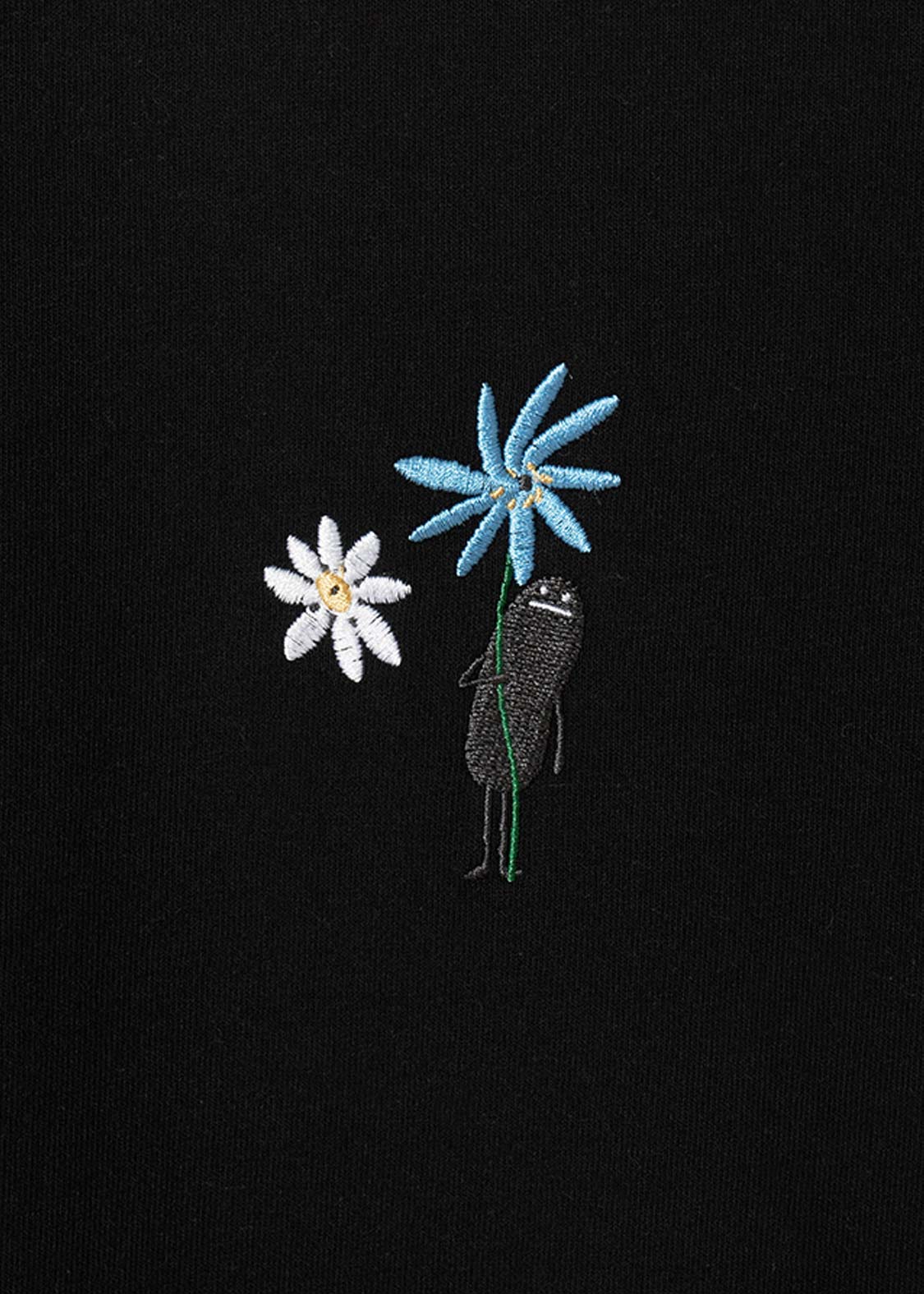 Beautiful Shadow Bloom | Gathered Sleeve Long T-Shirt - Image 4