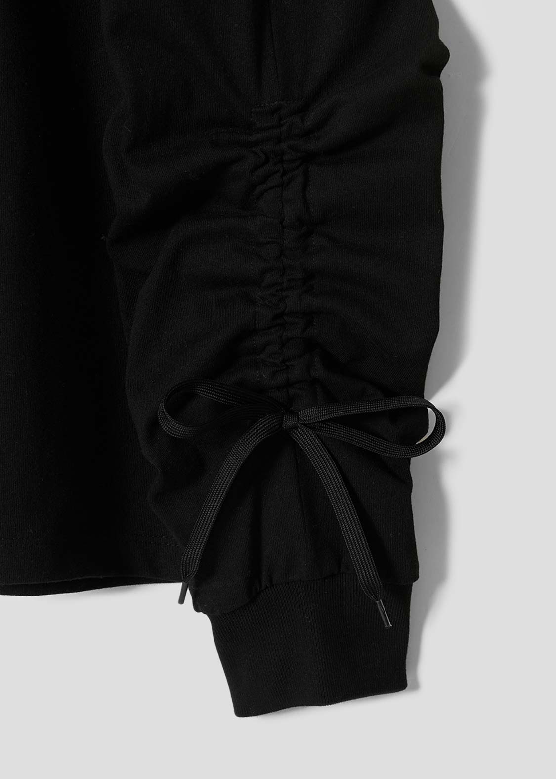 Beautiful Shadow Bloom | Gathered Sleeve Long T-Shirt - Image 5