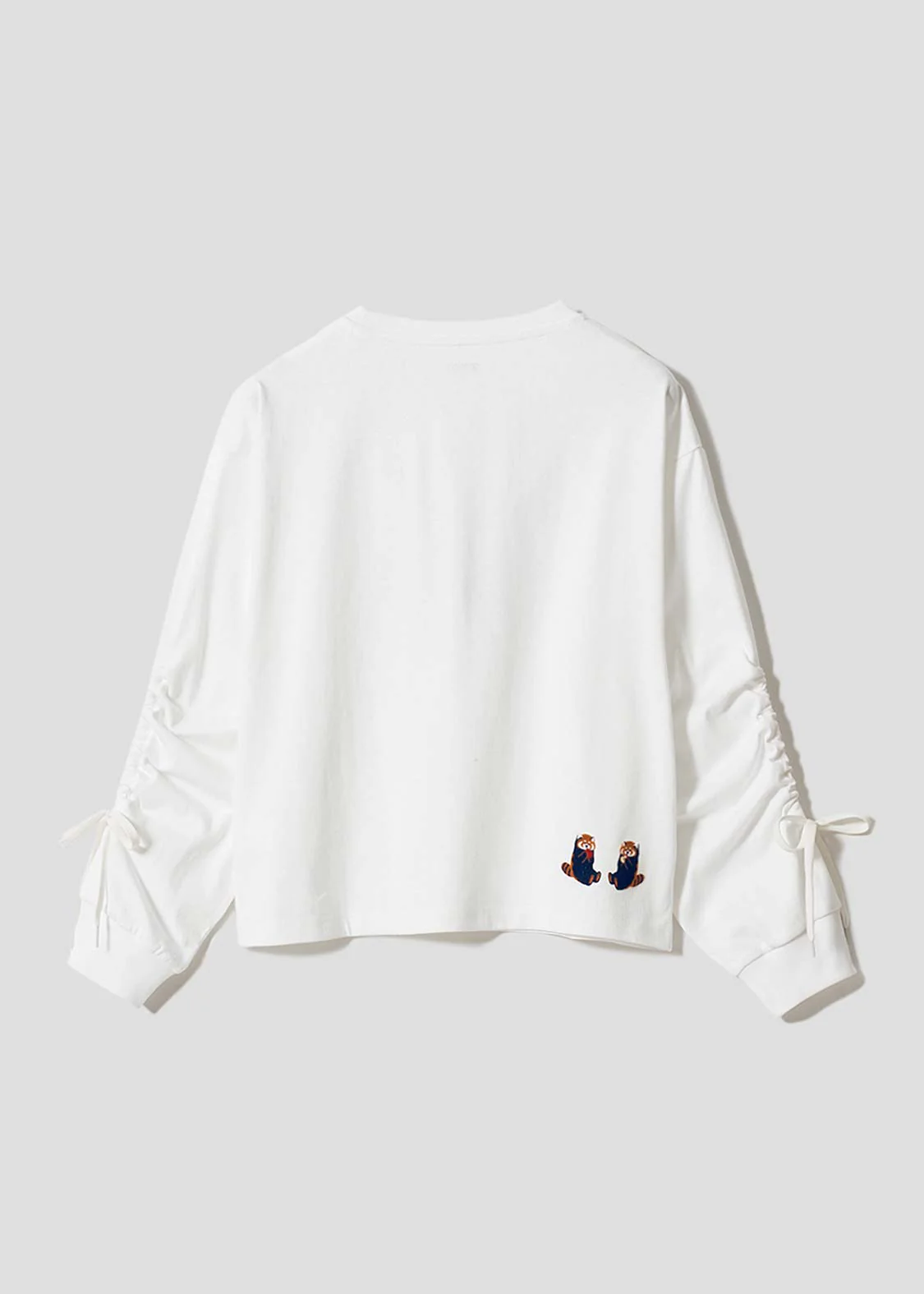Ikaku Noringo | Gathered Sleeve Long Sleeve T-Shirt - Image 2