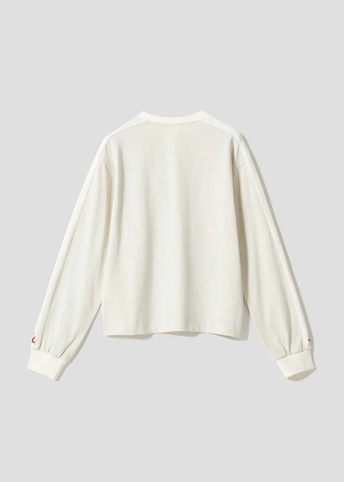 Ikaku Bikkuri Hatena | Striped Long Sleeve T-Shirt - Image 2