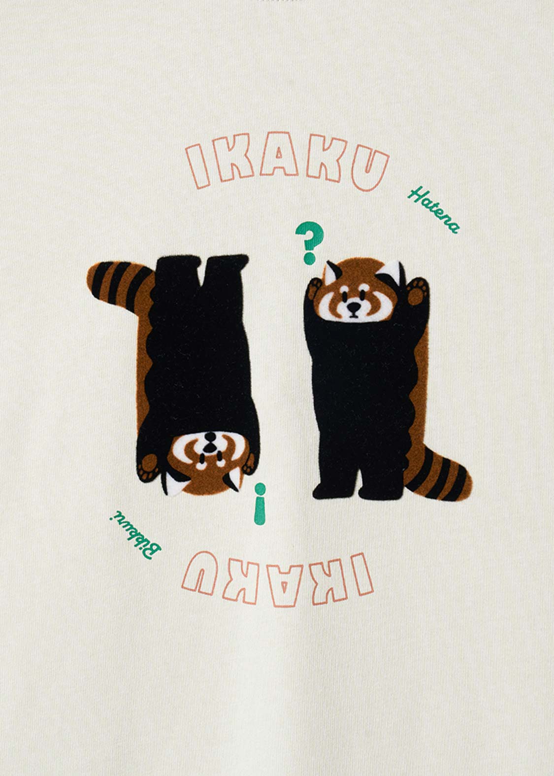 Ikaku Bikkuri Hatena | Striped Long Sleeve T-Shirt - Image 3