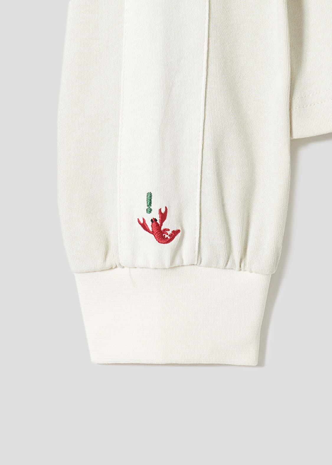 Ikaku Bikkuri Hatena | Striped Long Sleeve T-Shirt - Image 5