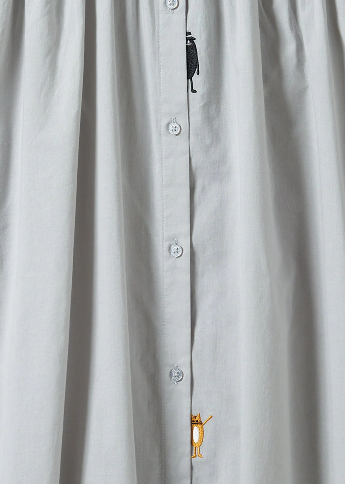 Stand collar Long Sleeve Shirt One-Piece (Beautiful Shadow Family) - Image 4