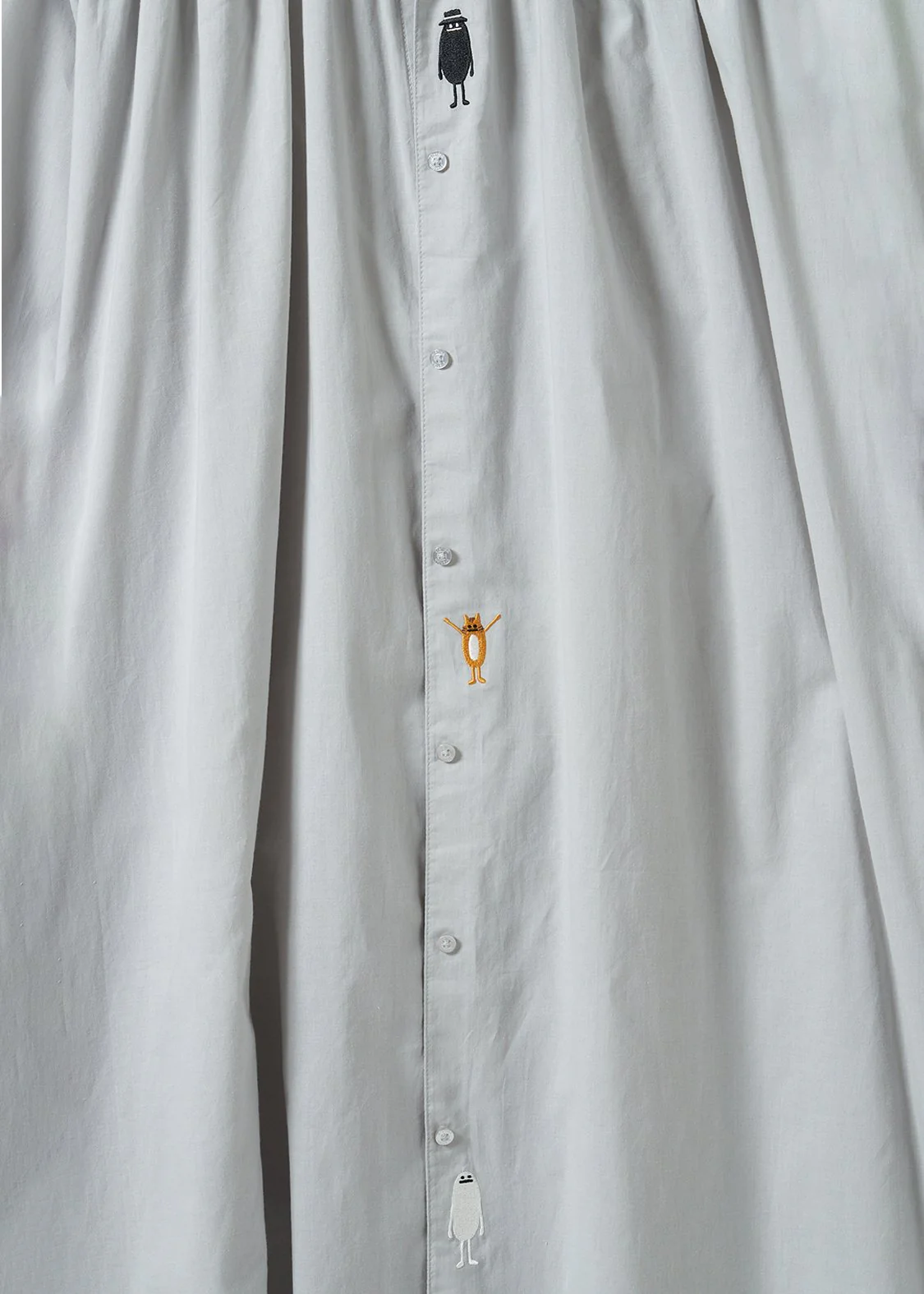 Stand collar Long Sleeve Shirt One-Piece (Beautiful Shadow Family) - Image 5