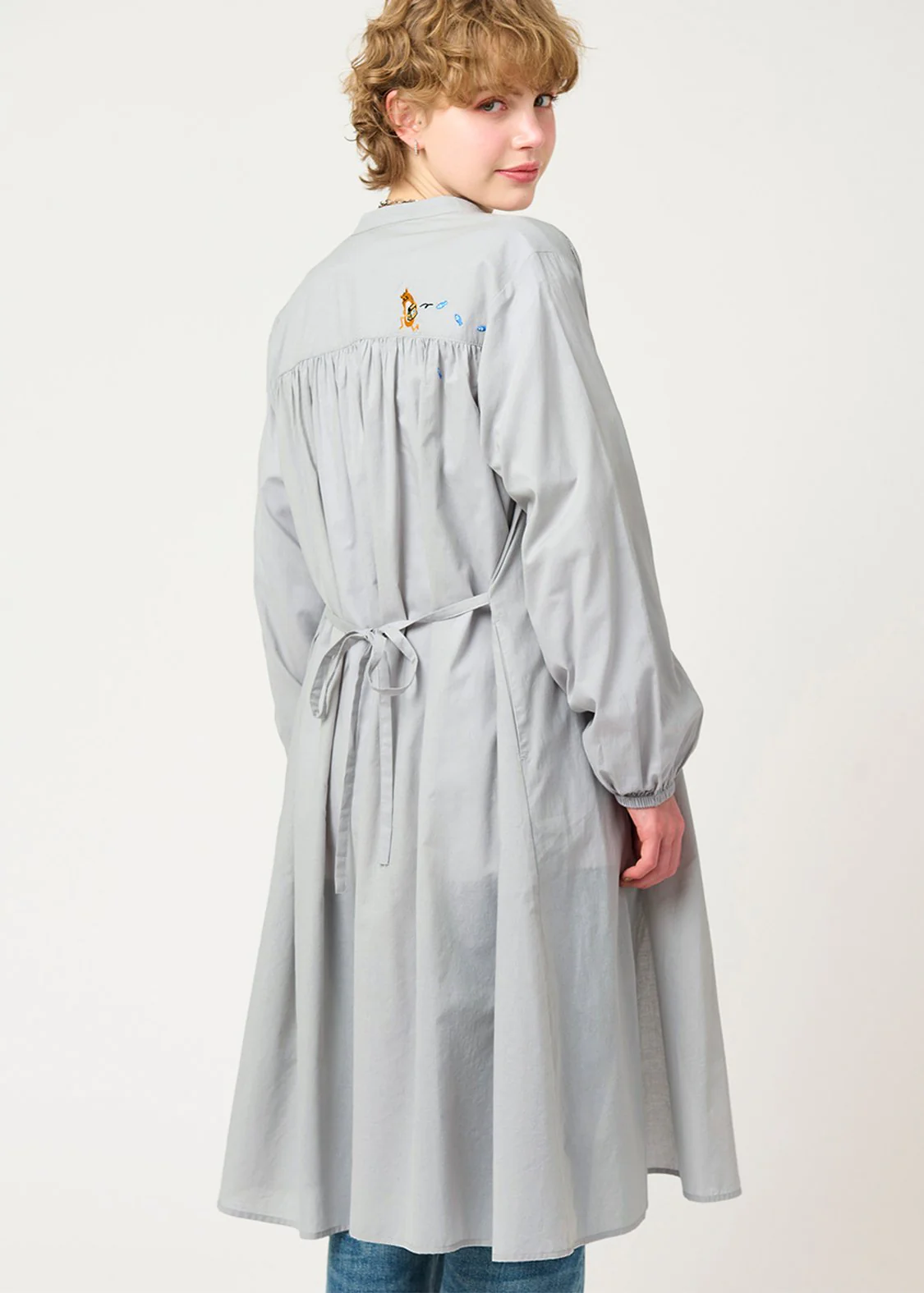 Stand collar Long Sleeve Shirt One-Piece (Beautiful Shadow Family) - Image 7