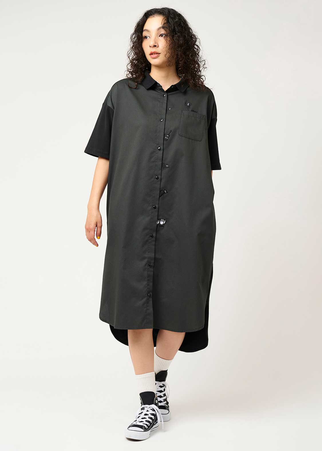Pique Combi Short Sleeve One-Piece (Beautiful Shadow Orchestra) - Image 10