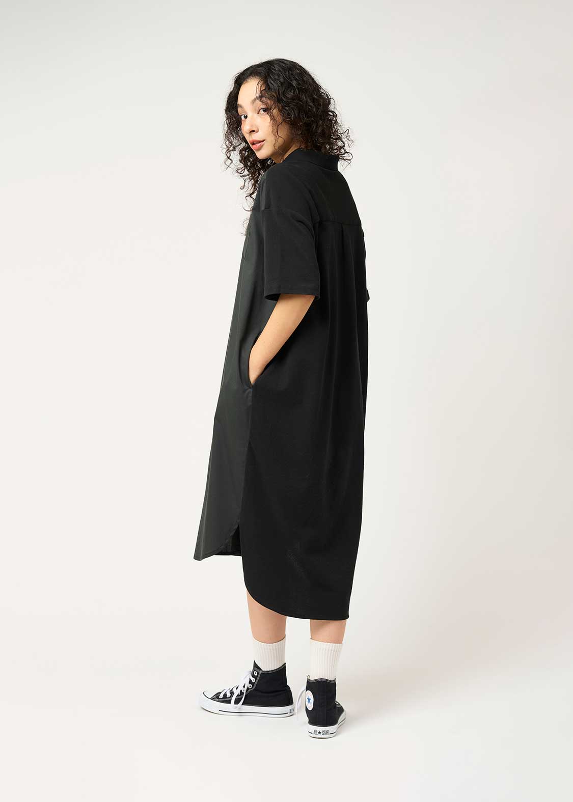 Pique Combi Short Sleeve One-Piece (Beautiful Shadow Orchestra) - Image 2