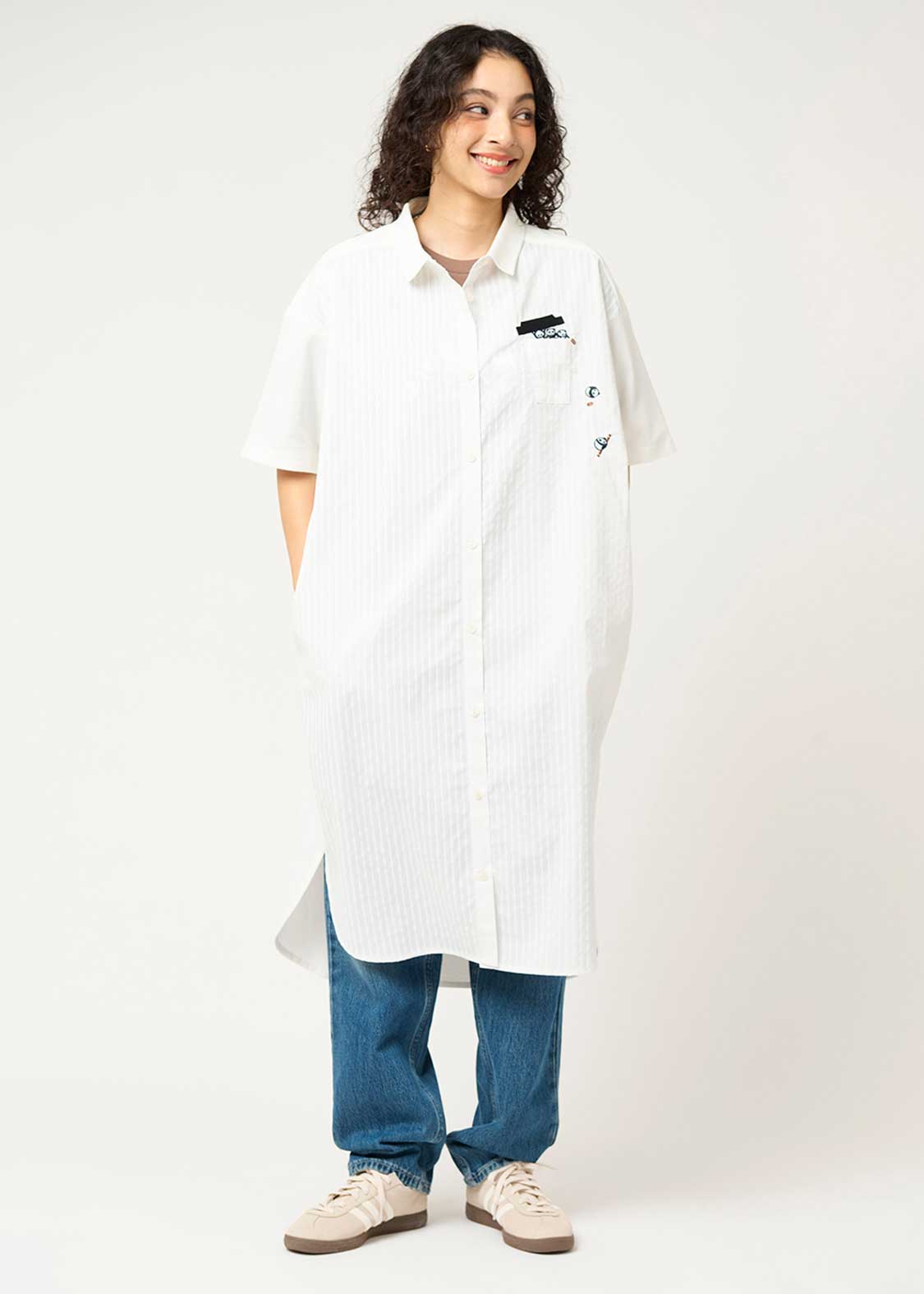 Pique Combi Short Sleeve One-Piece (Rolling Pandas Cafe) - Image 10