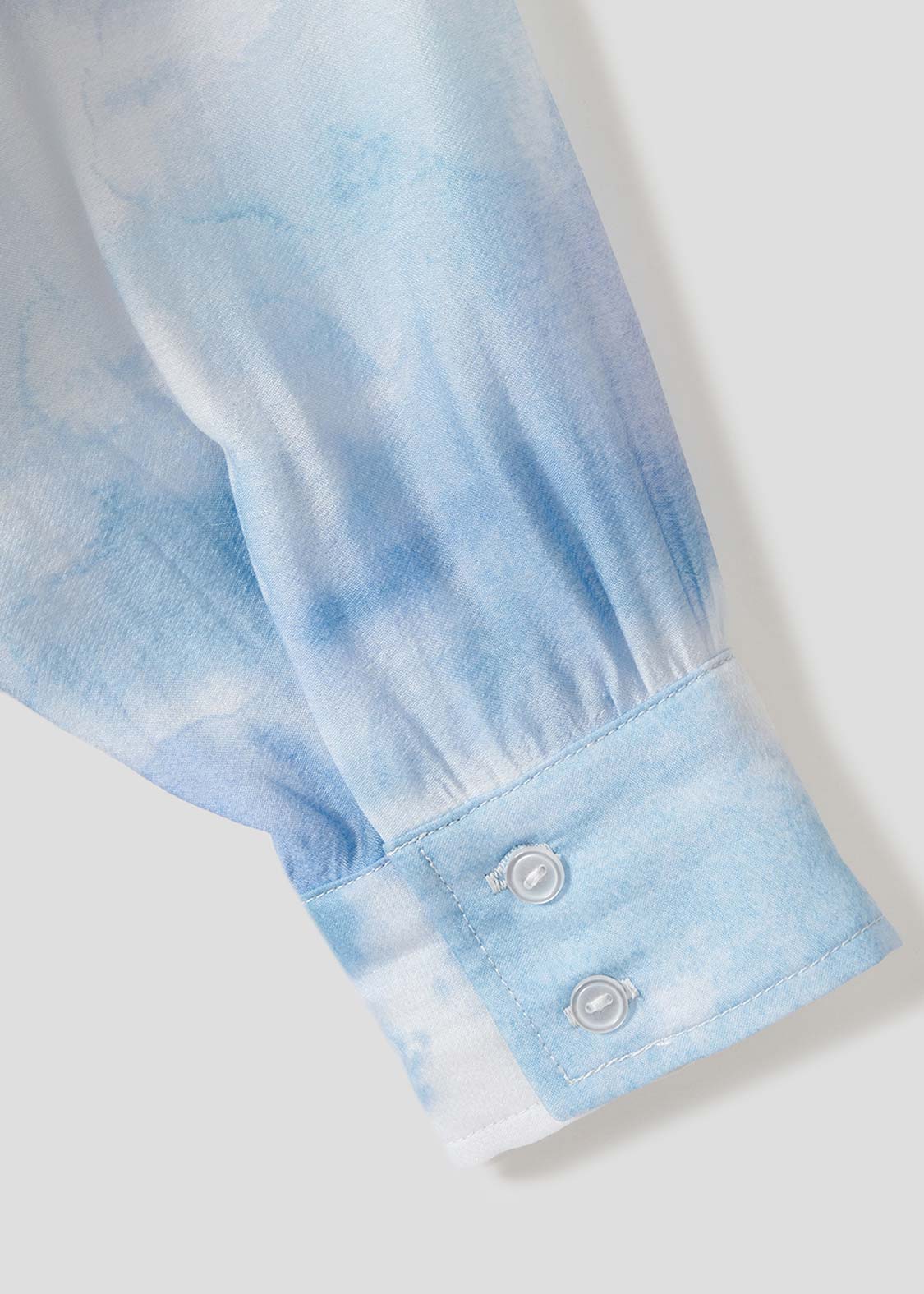 Long Sleeve Sheer Shirt One-Piece (Shimaenaga 2) - Image 6