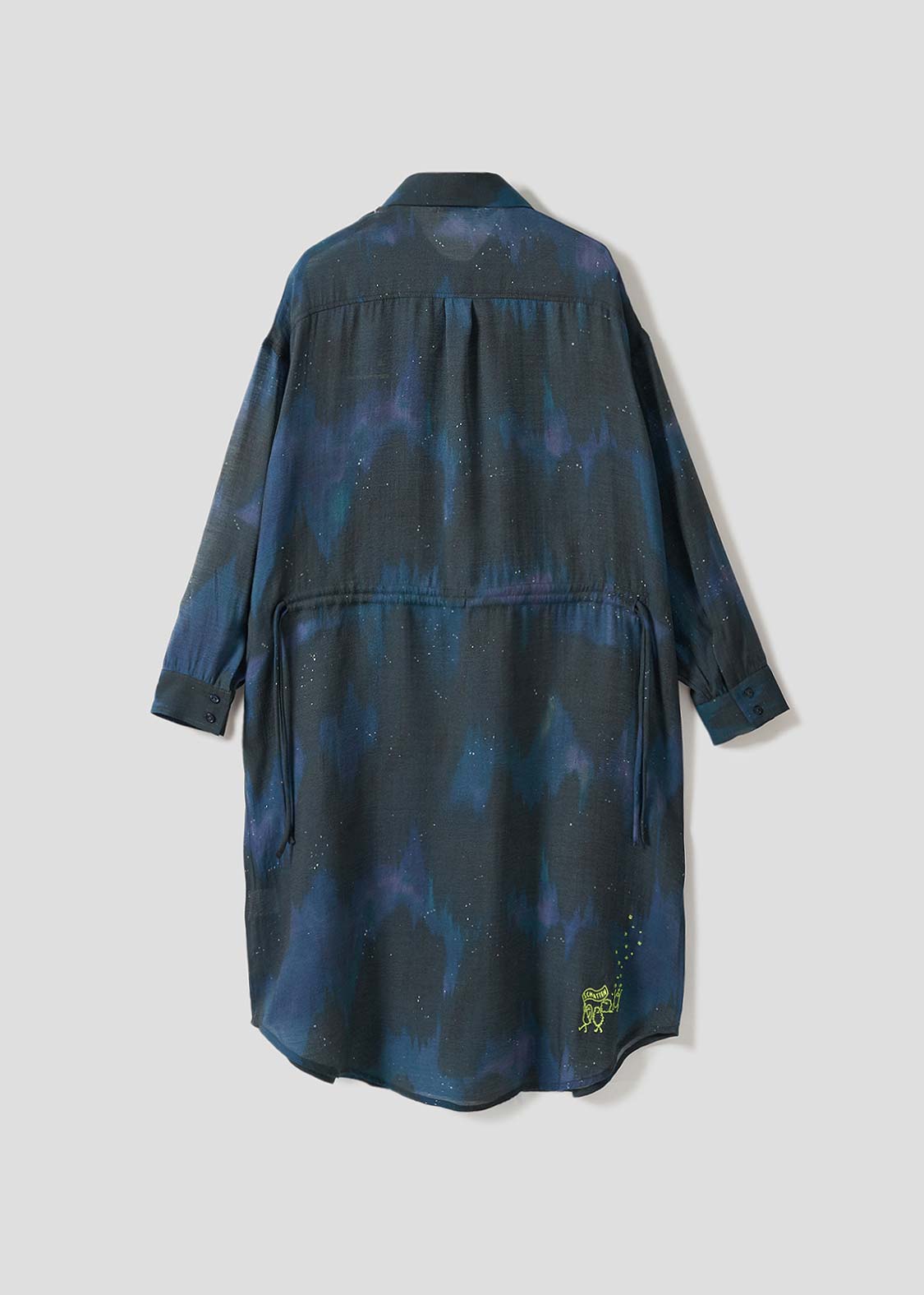 Long Sleeve Sheer Shirt One-Piece (Beautiful Shadow March) - Image 3